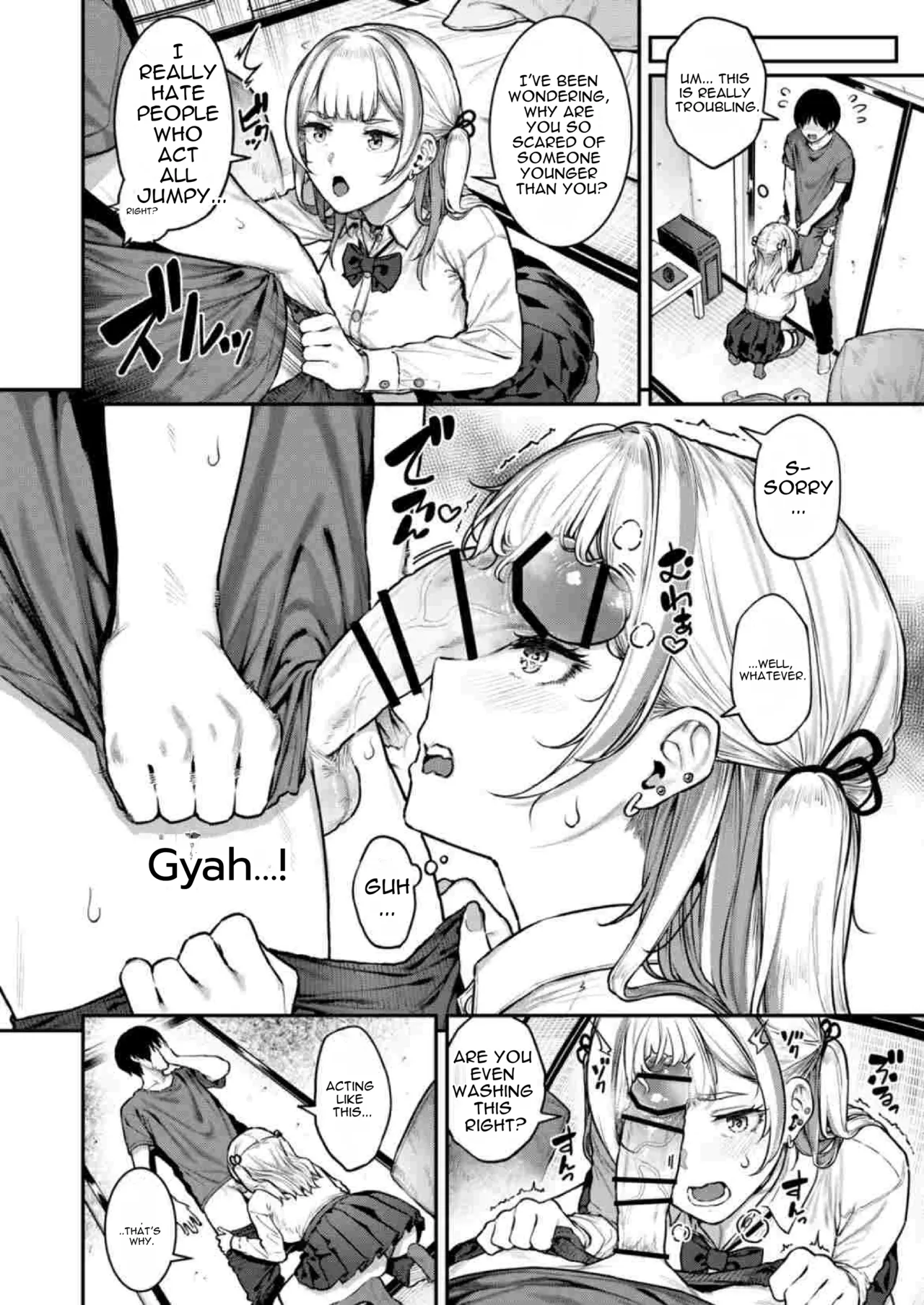 [Sajipen] Ippatsu Nuitekureru Basaki no Gal | The Gal at My Part-Time Job Who Jerks Me Off [English] [DNTA] 图片编号 11