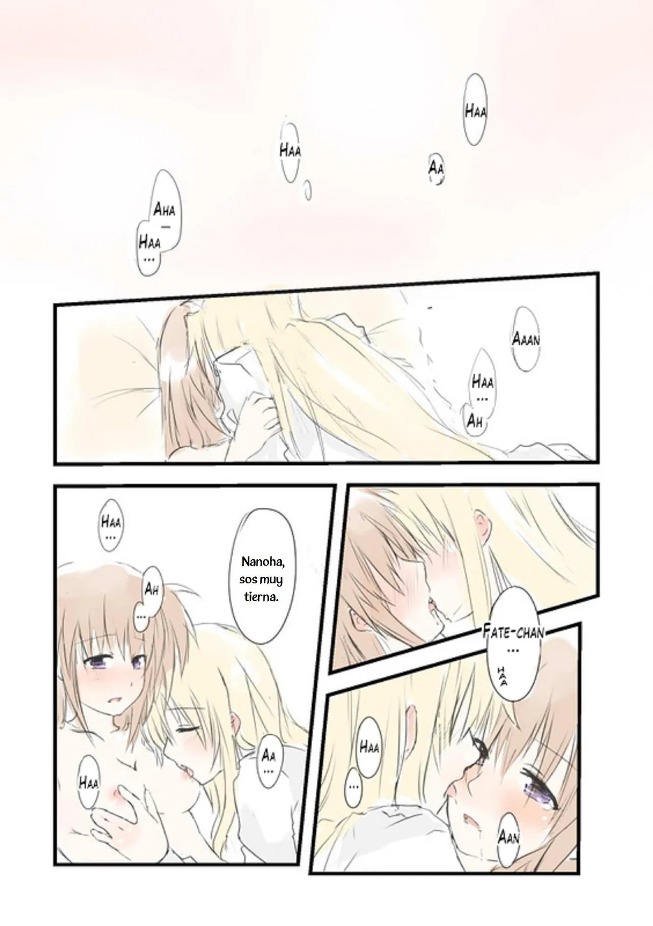 [Author?] Hazukashii (Mahou Shoujo Lyrical Nanoha) [Spanish] [Nekomi Fansub] 图片编号 1