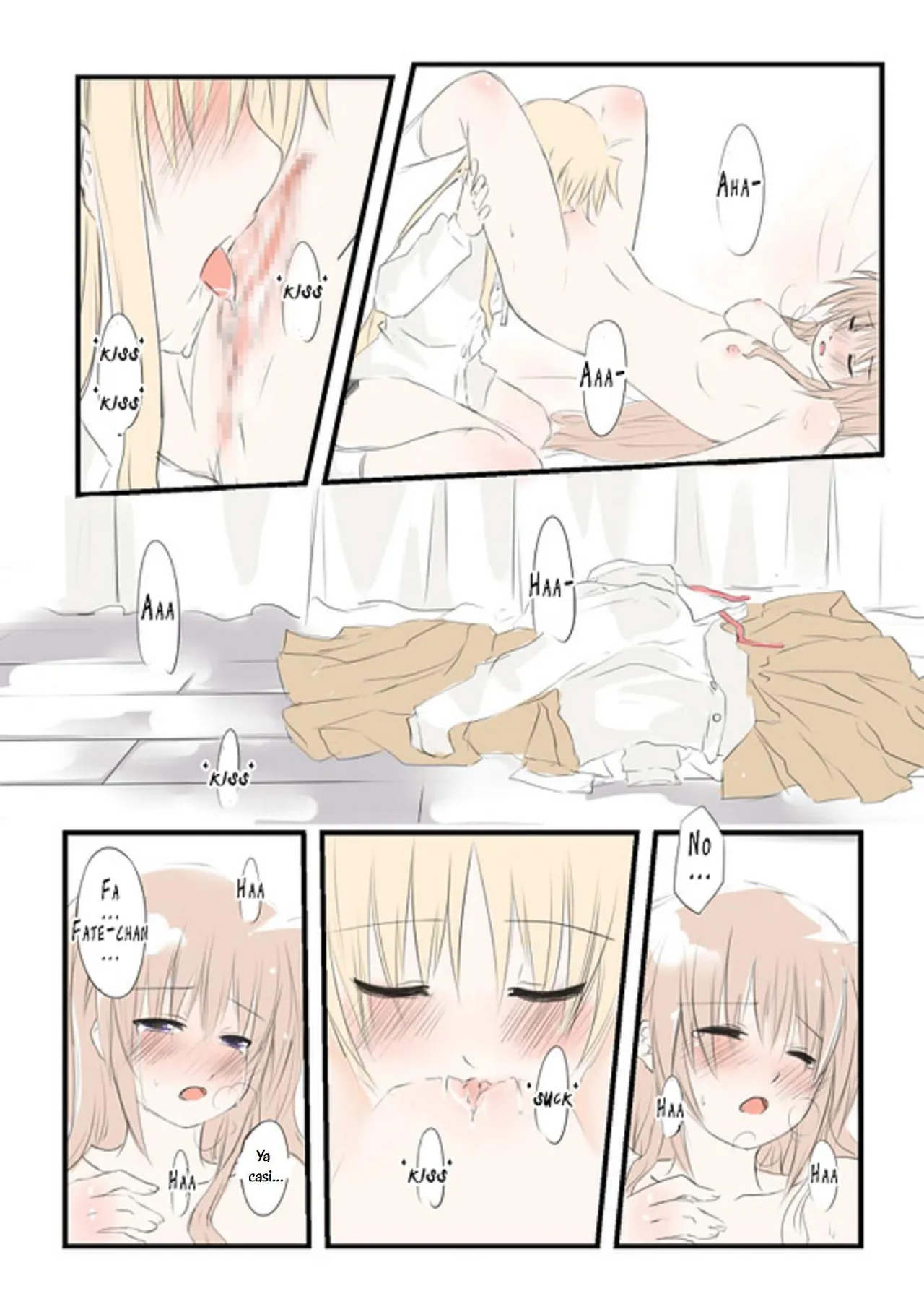 [Author?] Hazukashii (Mahou Shoujo Lyrical Nanoha) [Spanish] [Nekomi Fansub] 图片编号 6