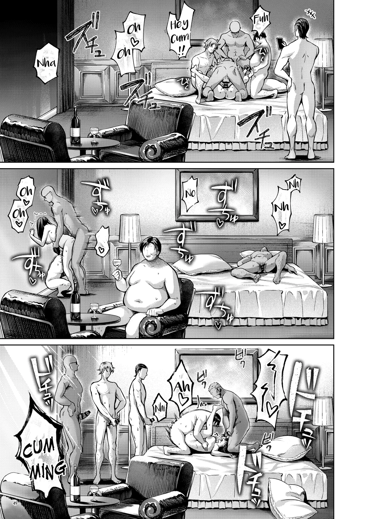 [diletta (Yomogi Mametaro)] Ano Basho e Modoreru no Nara -Moto GraDol Anju, Kyokushou Bikini de Dairankou Hame Ochi- | If I Could Go Back There Again -Former Gravure Idol Anju, Corrupted in a Micro Bikini Orgy- [English] [Aishi21] 画像番号 51