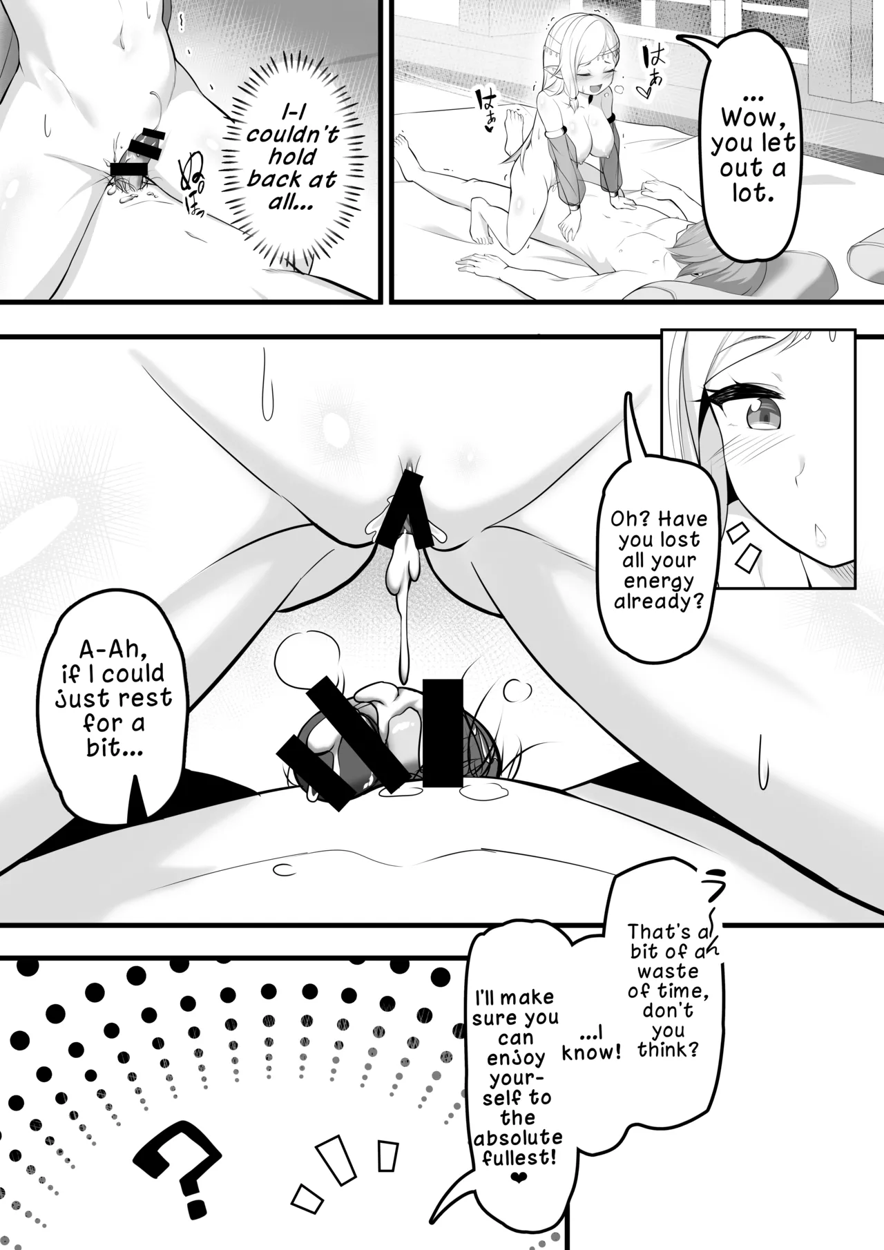 [Odoriko Aikoukai] Odoriko Shoukan ni Ittara, Bijin Elf no Odoriko ga Ippai Shiboritotte Kureta Ohanashi | The Story of When I Went to a Dancer Brothel and a Beautiful Elf Dancer Milked Me Dry [English] [LKK•Scans] [Digital] 画像番号 18