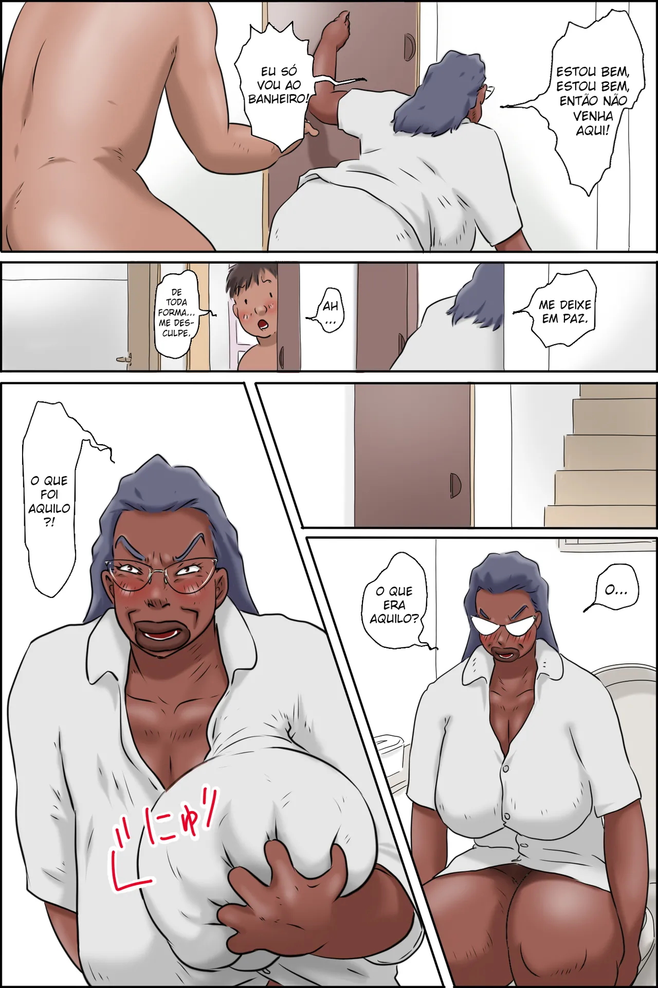 [Zenmai Kourogi] Nureru Gibo no Iru Seikatsu | A Vida com uma Sogra Molhada [Portuguese-BR] imagen número 9