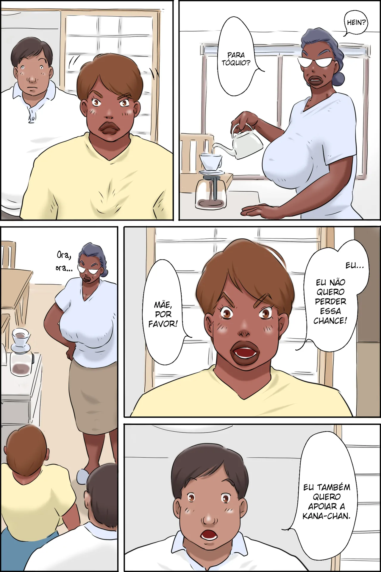 [Zenmai Kourogi] Nureru Gibo no Iru Seikatsu | A Vida com uma Sogra Molhada [Portuguese-BR] imagen número 23