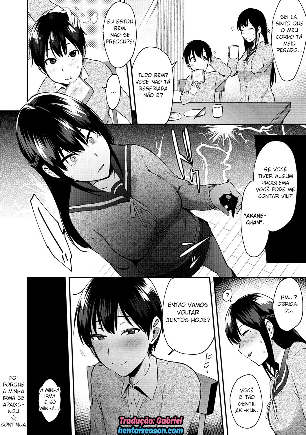 [Ikeshita Maue] Ane ga Koi wo shitarashiinode | Foi porque a minha irmã se apaixonou início [Portuguese-BR][Digital] изображение № 22