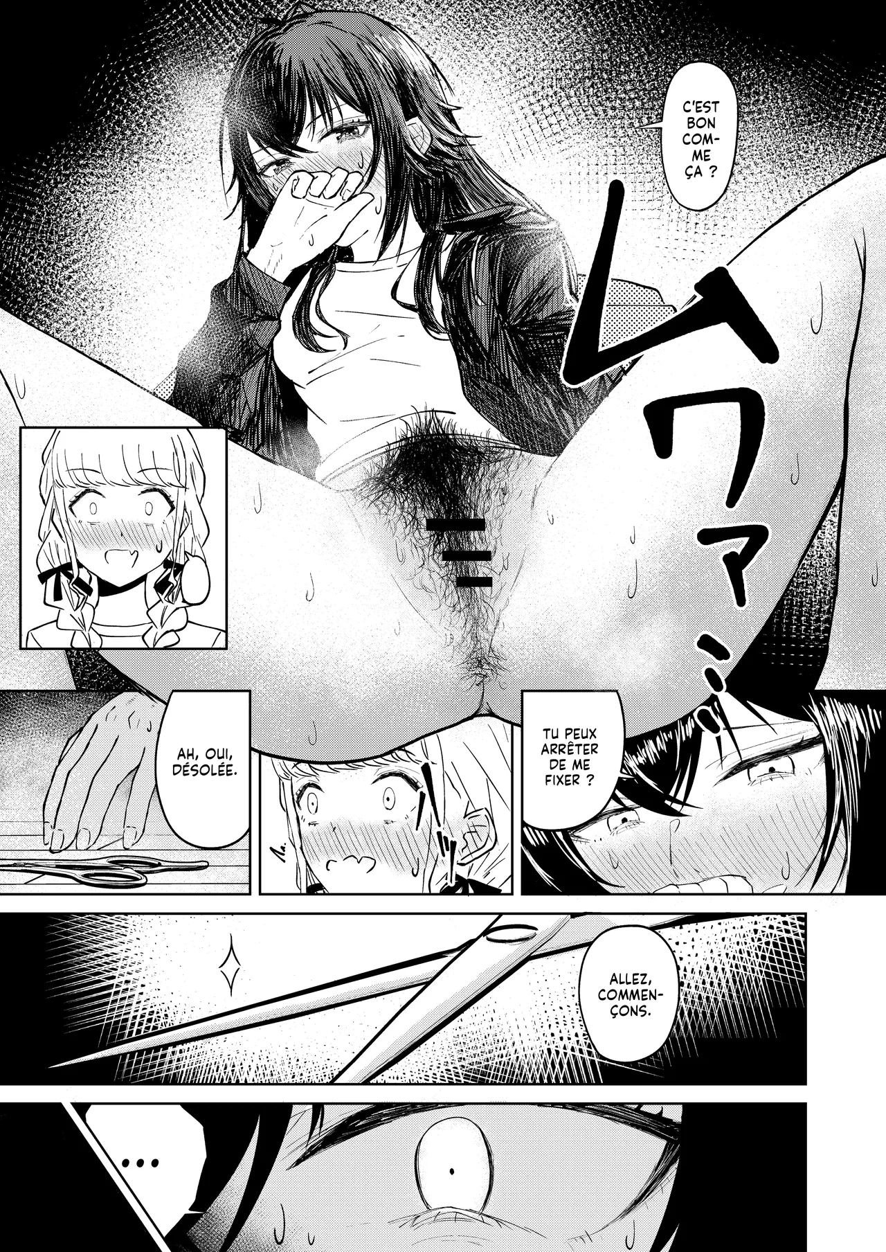 [Yagihitsuji Nikusenmonten (Yagihitsuji)] Tsukimura-san, Chotto Kokunai | T'abuses à me demander de te raser ! (Gakuen IDOLM@STER) [French] [Lopxi] 图片编号 4