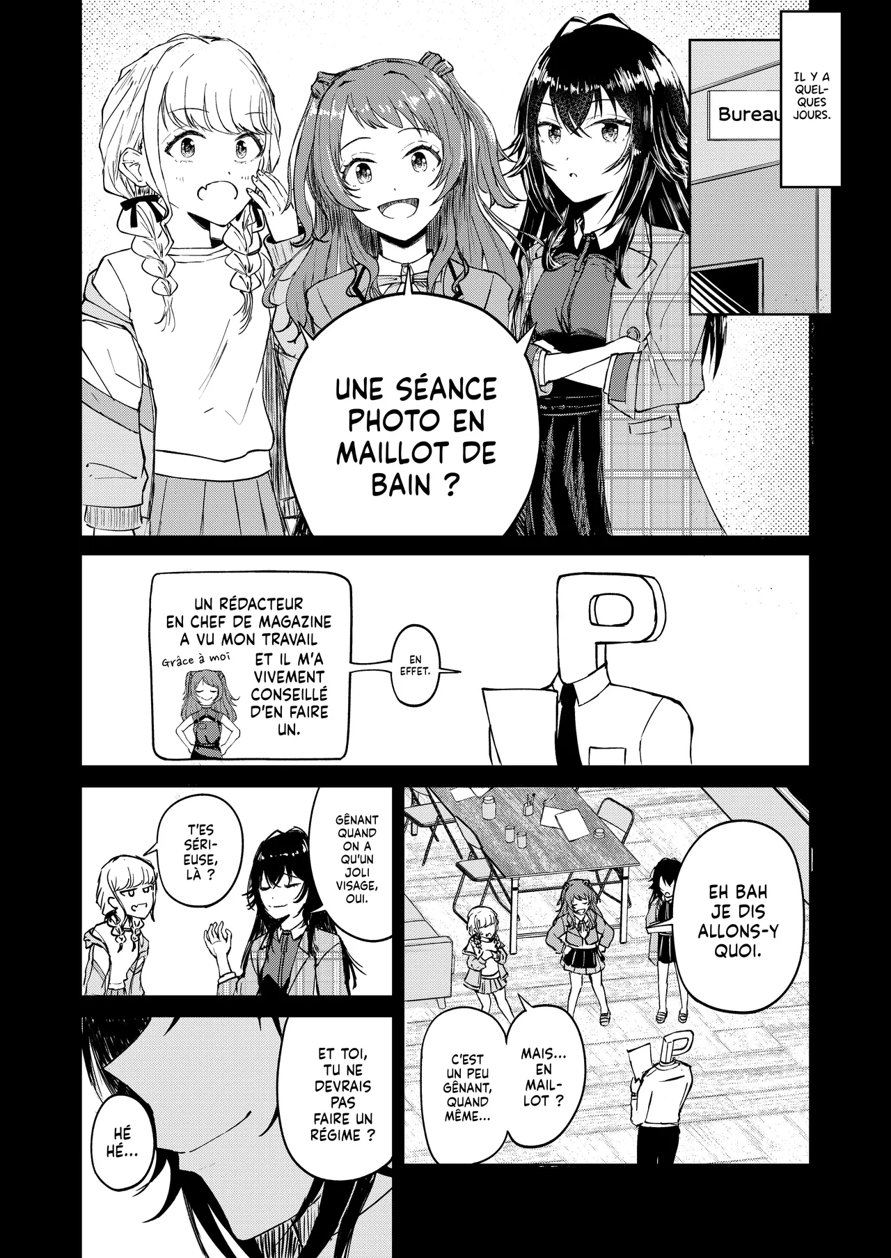 [Yagihitsuji Nikusenmonten (Yagihitsuji)] Tsukimura-san, Chotto Kokunai | T'abuses à me demander de te raser ! (Gakuen IDOLM@STER) [French] [Lopxi] 图片编号 5