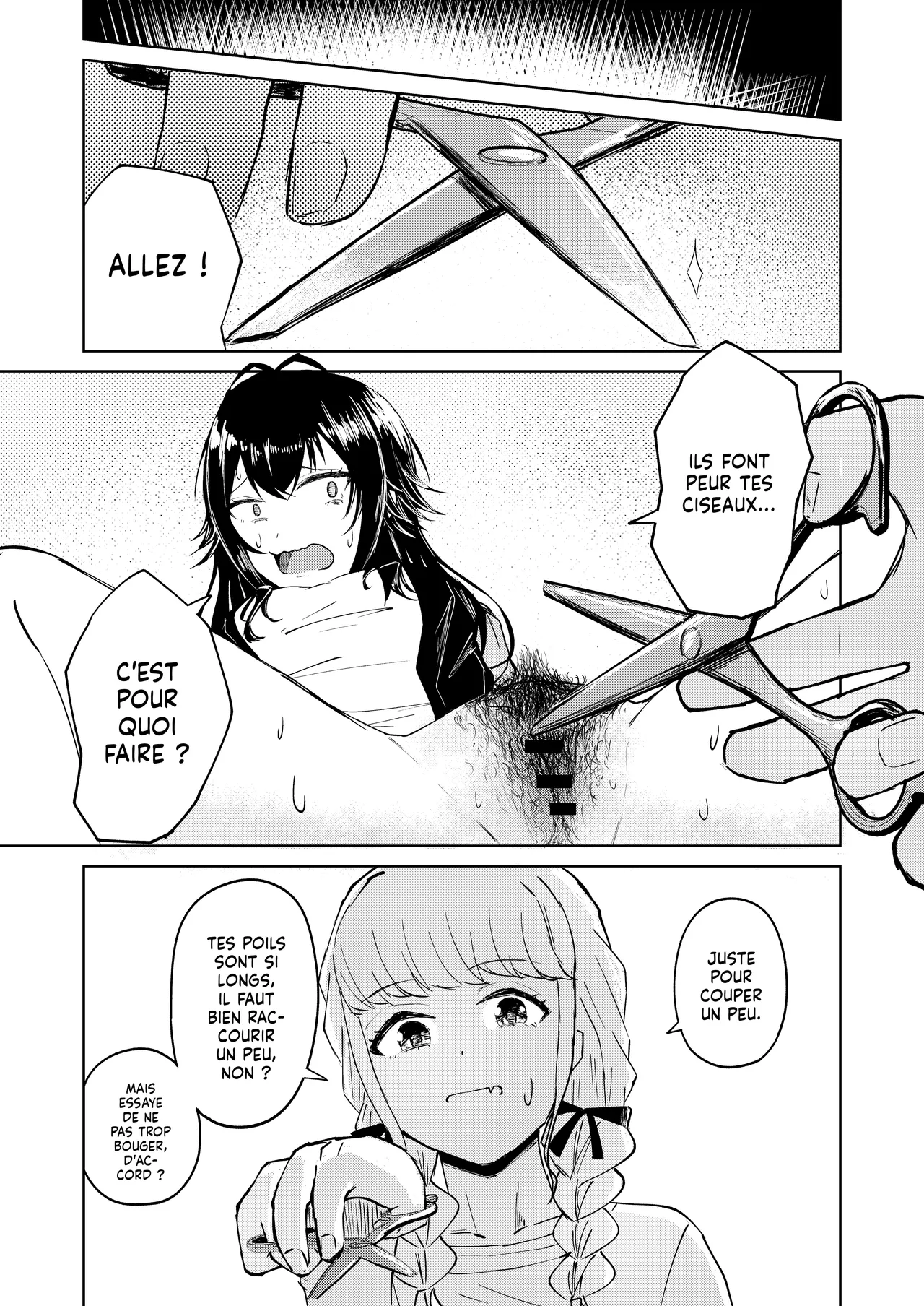 [Yagihitsuji Nikusenmonten (Yagihitsuji)] Tsukimura-san, Chotto Kokunai | T'abuses à me demander de te raser ! (Gakuen IDOLM@STER) [French] [Lopxi] 图片编号 12