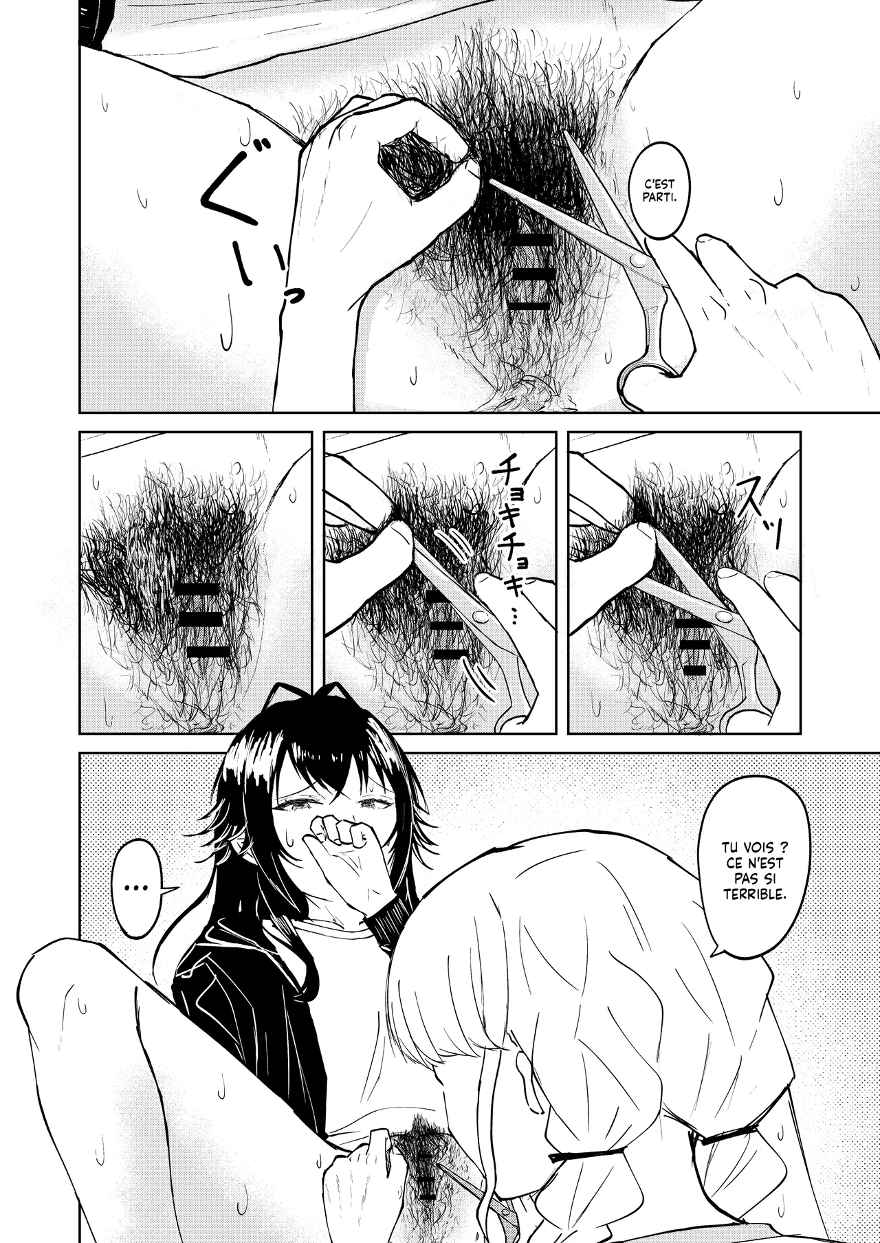 [Yagihitsuji Nikusenmonten (Yagihitsuji)] Tsukimura-san, Chotto Kokunai | T'abuses à me demander de te raser ! (Gakuen IDOLM@STER) [French] [Lopxi] 图片编号 13