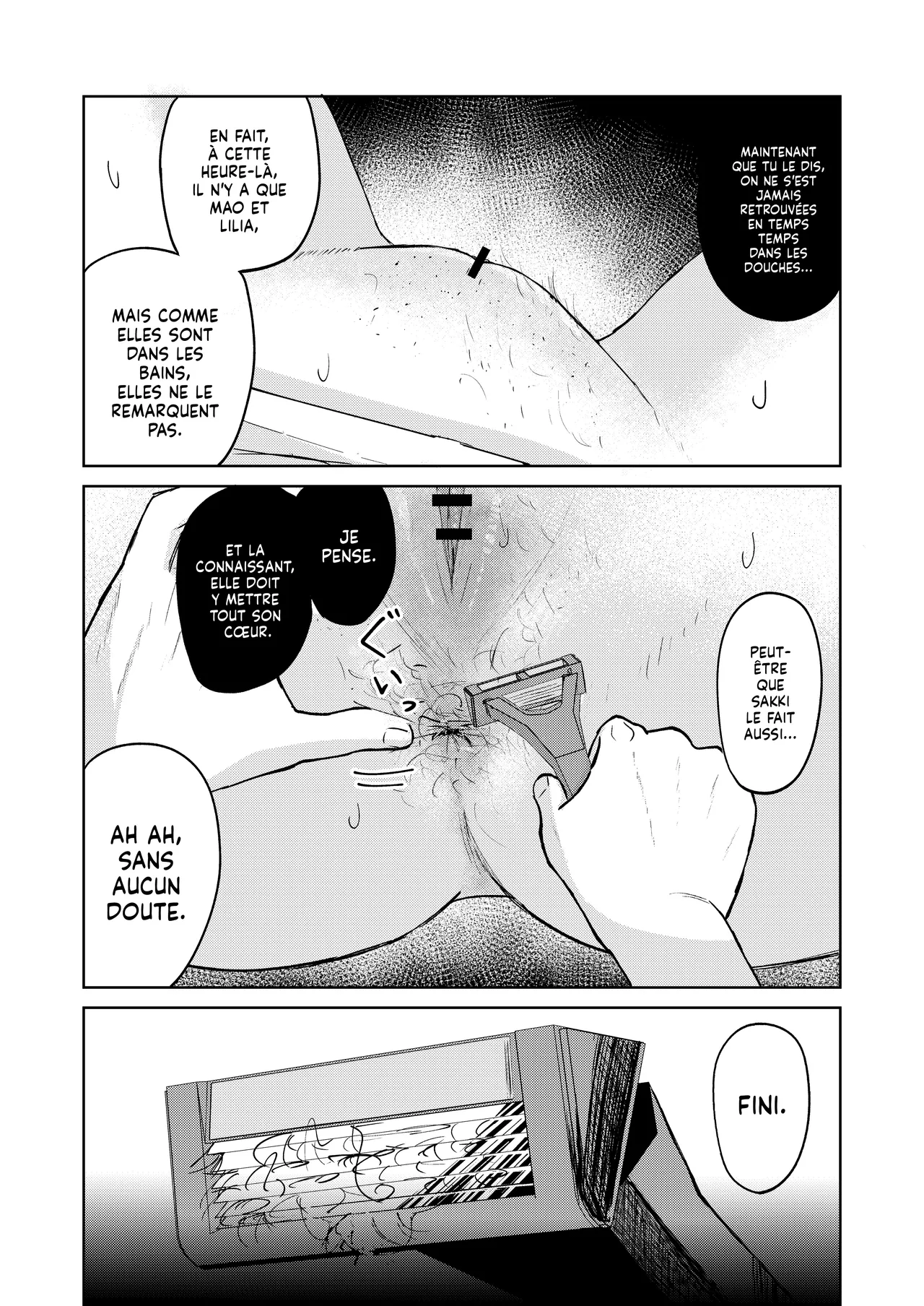 [Yagihitsuji Nikusenmonten (Yagihitsuji)] Tsukimura-san, Chotto Kokunai | T'abuses à me demander de te raser ! (Gakuen IDOLM@STER) [French] [Lopxi] 图片编号 22