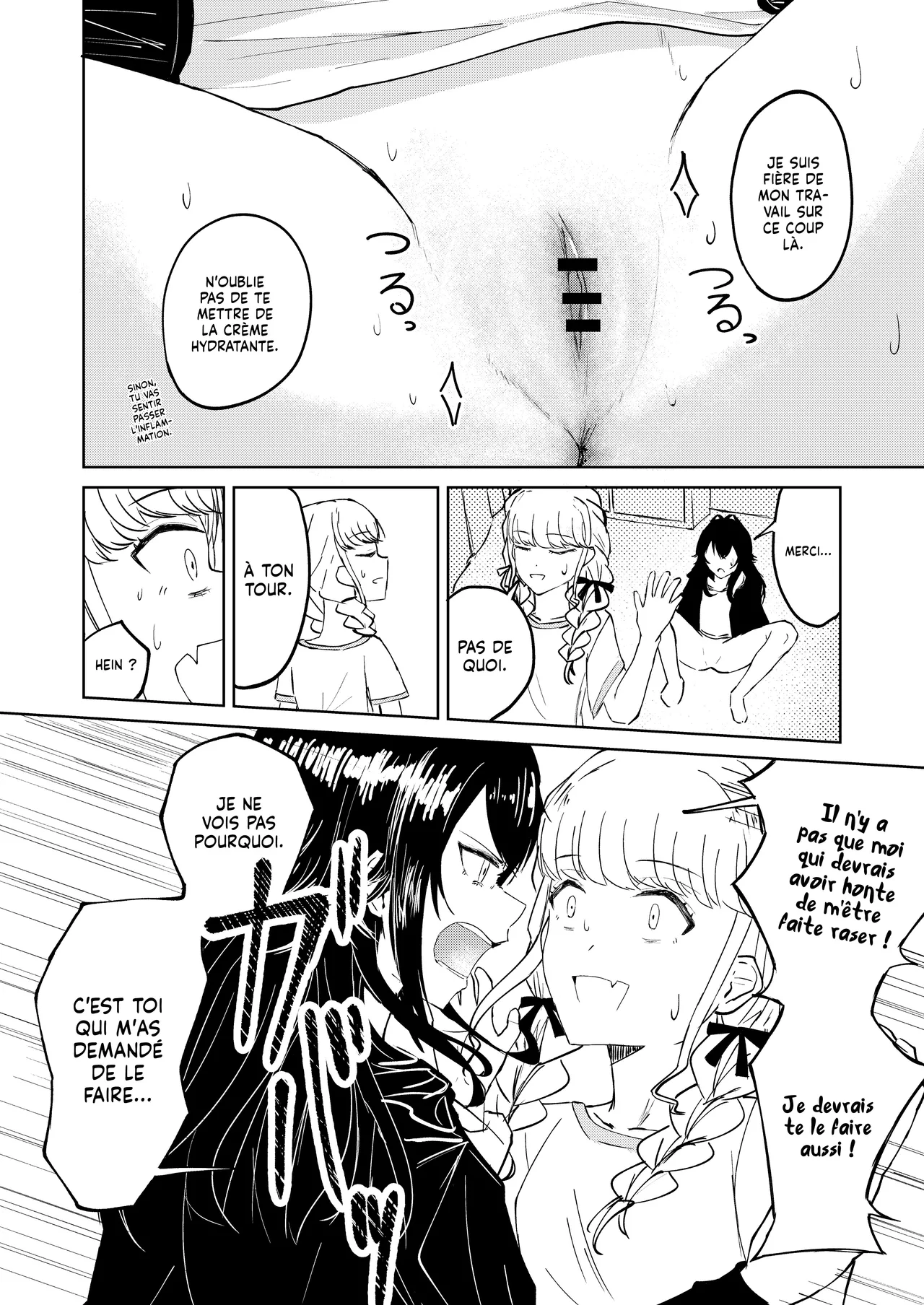 [Yagihitsuji Nikusenmonten (Yagihitsuji)] Tsukimura-san, Chotto Kokunai | T'abuses à me demander de te raser ! (Gakuen IDOLM@STER) [French] [Lopxi] 图片编号 23