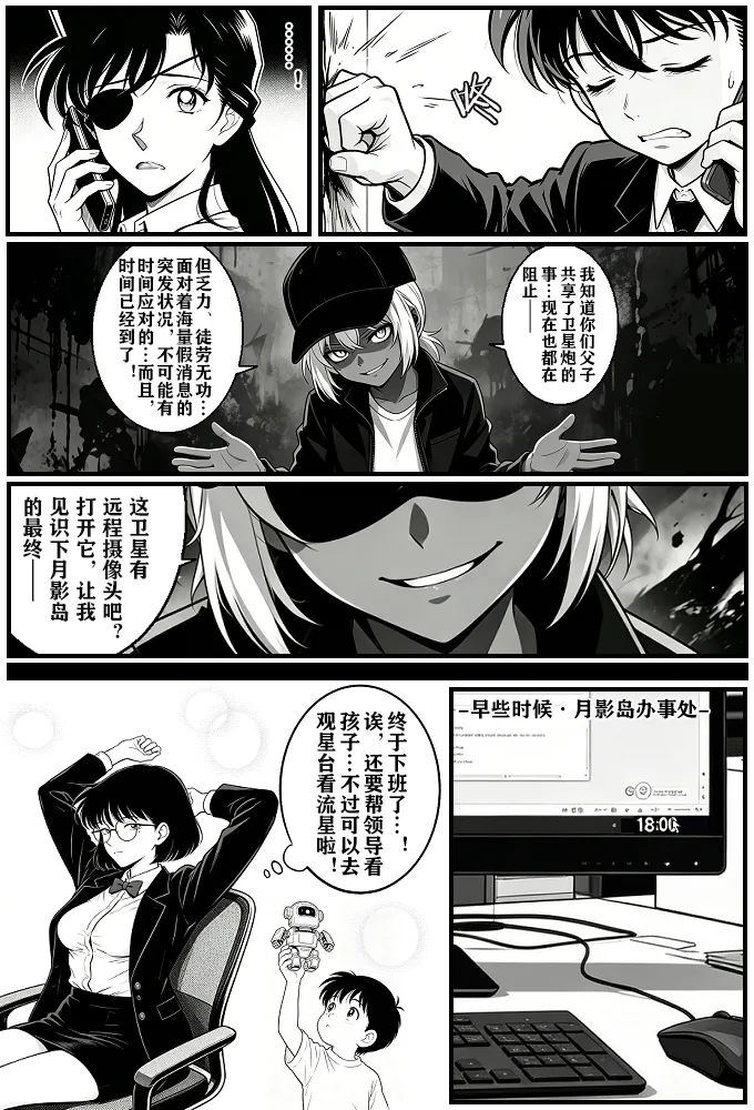 [unknown]月影岛的亡魂13天坠（detective conan） [AI Generated] 图片编号 6