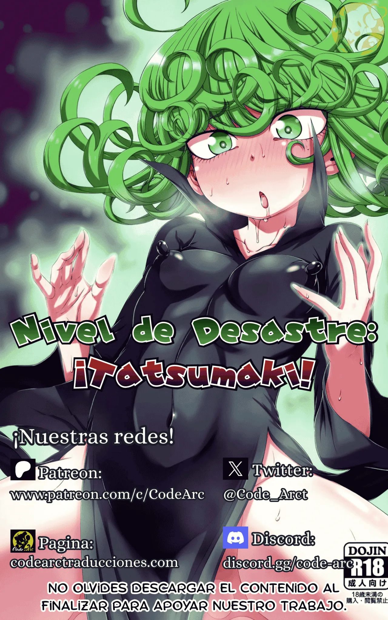 [Hanya Yashiki (hanya)] Nivel de desastre: Tatsumaki (One Punch Man) [Spanish] 이미지 번호 2