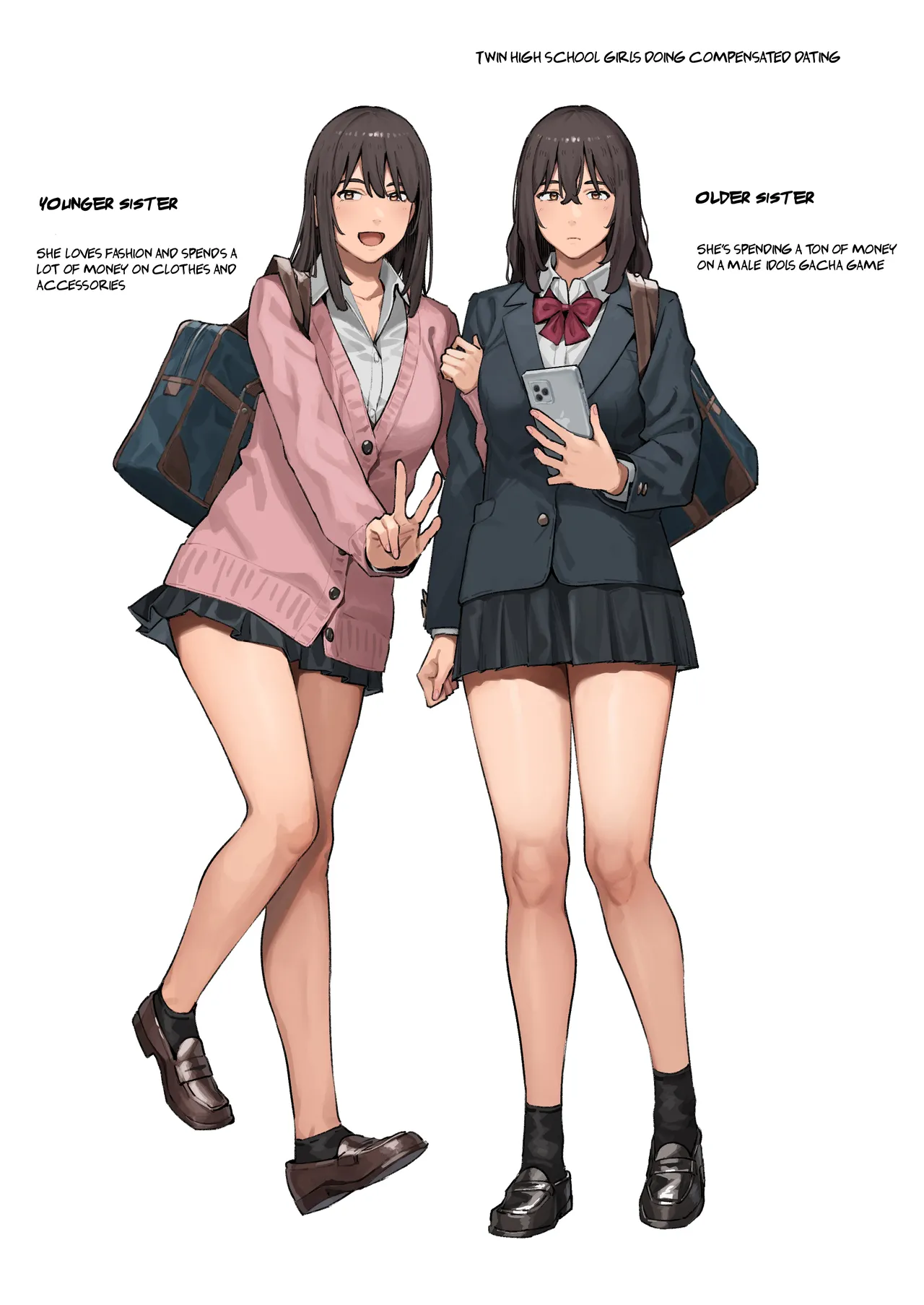 [Ashizuki] Twin compensated dating [English] [Gagak_Ireng] [Digital] 图片编号 4