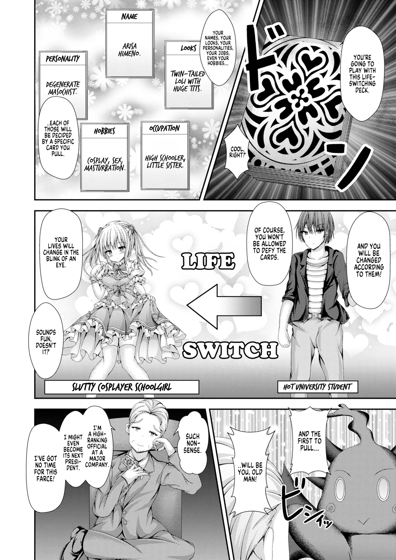 [Happy Present (Kouduki Miyabi)] Jinsei Tenkan Card ~Kyou kara Anata wa Onnanoko~ | Life-Switching Card game ~You're a Girl Now~ [English] [GTF] [Digital] image number 3