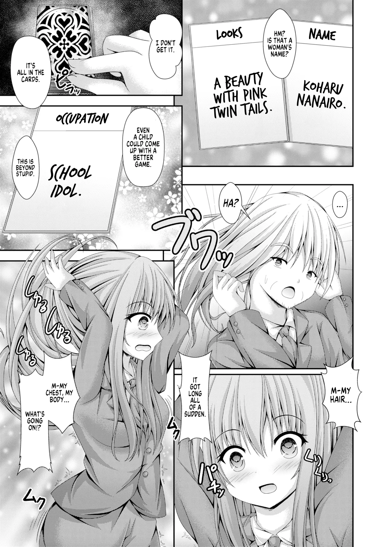 [Happy Present (Kouduki Miyabi)] Jinsei Tenkan Card ~Kyou kara Anata wa Onnanoko~ | Life-Switching Card game ~You're a Girl Now~ [English] [GTF] [Digital] image number 4