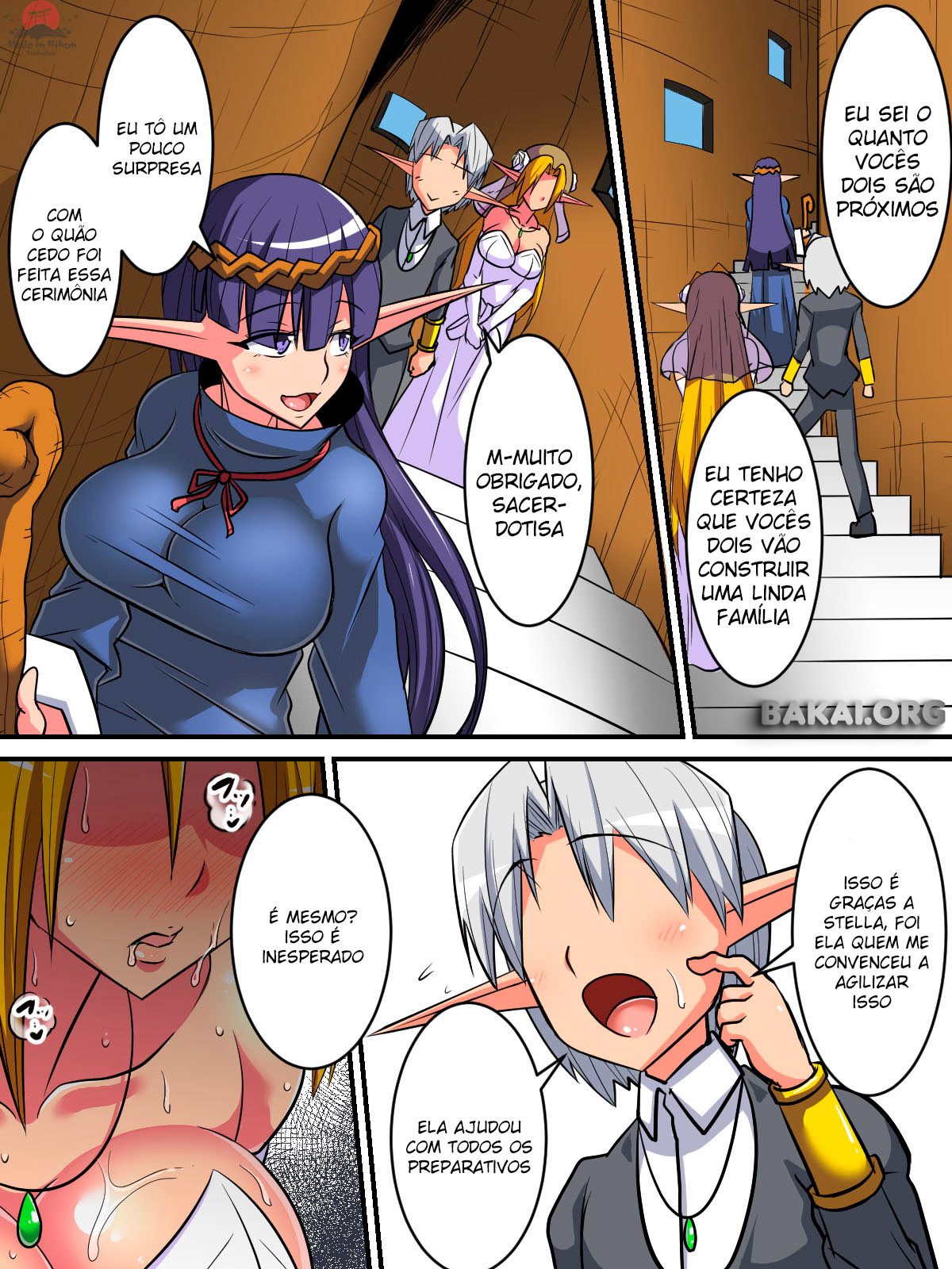 [Haneinu] Elf Oyako to Pakopako Ibunka Kouryuu! ~Oyako Haramase Hen~ | A Sexual Culture Exchange With An Elf Mom And Daughter ~Impregnating Mother And Daughter Edition~ [pt-BR] {Bakai.org} 图片编号 3