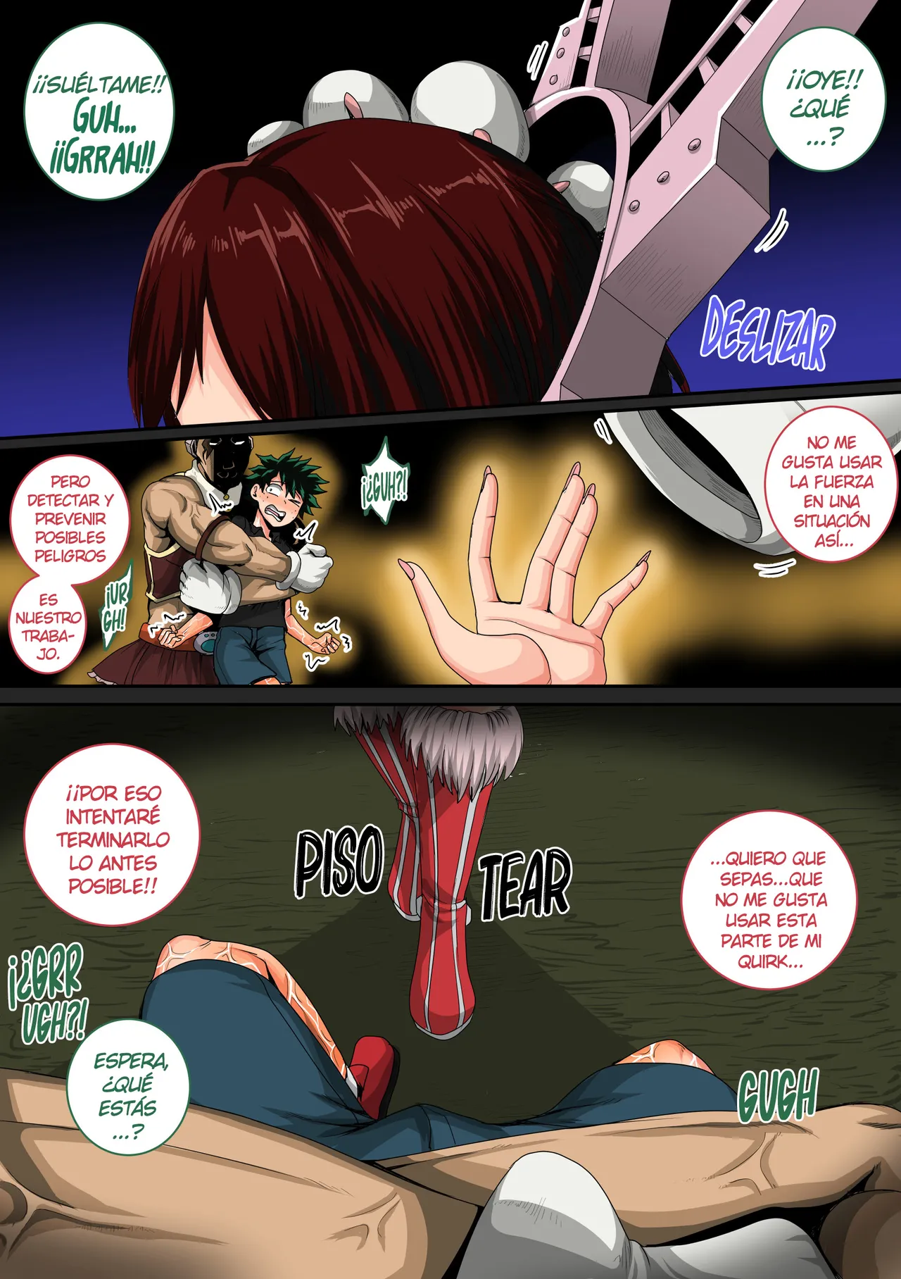 [Juicebox Koujou (Juna Juna Juice)] My Harem Academia Chapter 8 Part 3 Breaking into a broken heart [Spanish] [NTINFS] изображение № 6