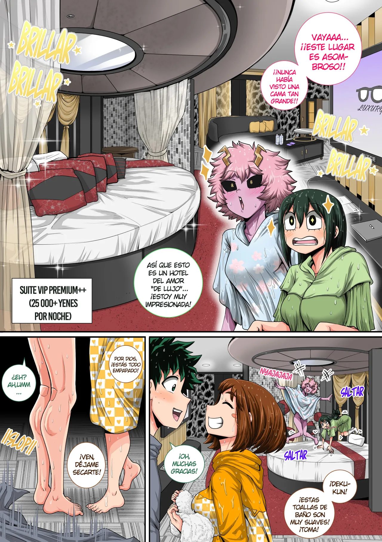 [Juicebox Koujou (Juna Juna Juice)] My Harem Academia Chapter 8 Part 3 Breaking into a broken heart [Spanish] [NTINFS] изображение № 27