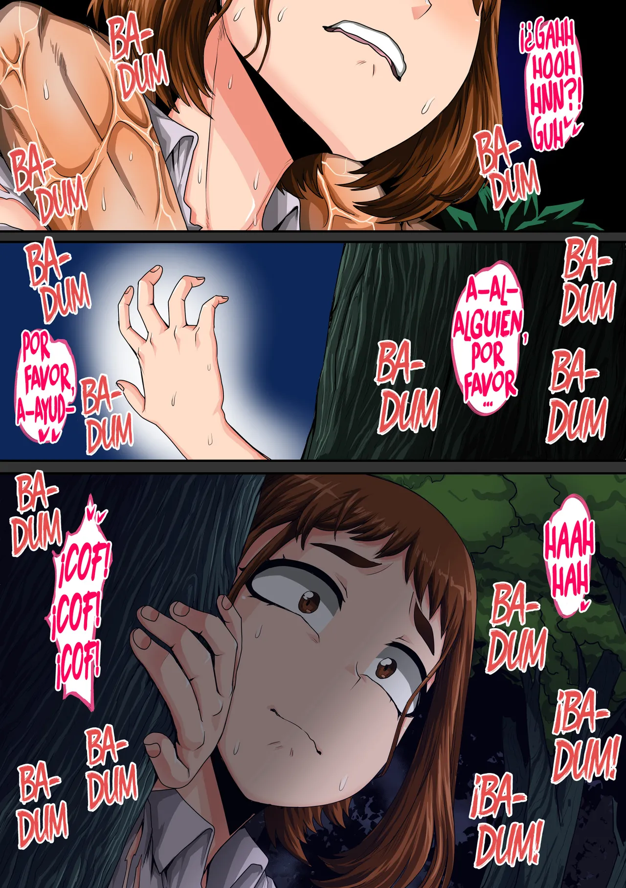 [Juicebox Koujou (Juna Juna Juice)] My Harem Academia Chapter 8 Part 3 Breaking into a broken heart [Spanish] [NTINFS] изображение № 117