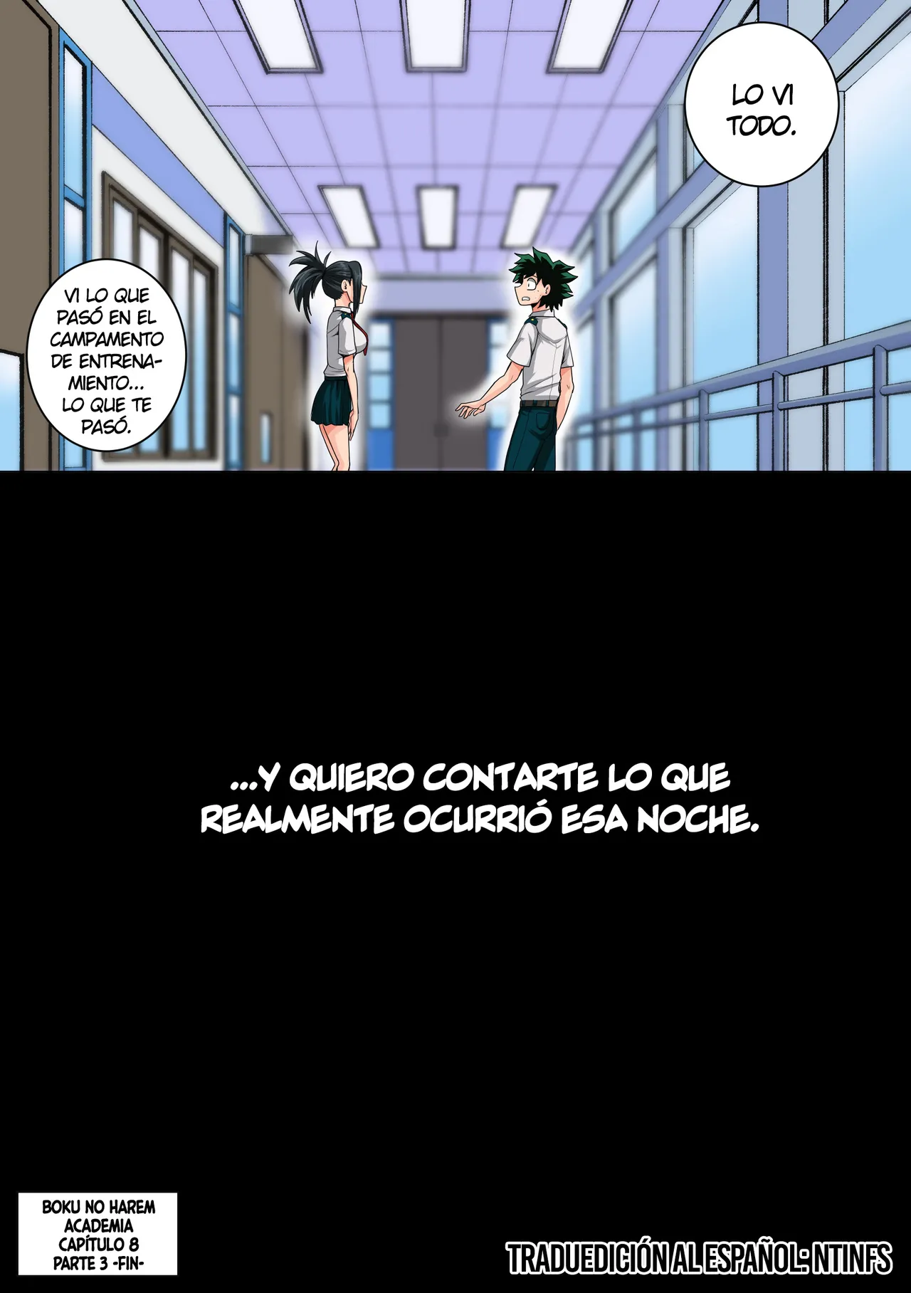 [Juicebox Koujou (Juna Juna Juice)] My Harem Academia Chapter 8 Part 3 Breaking into a broken heart [Spanish] [NTINFS] изображение № 122