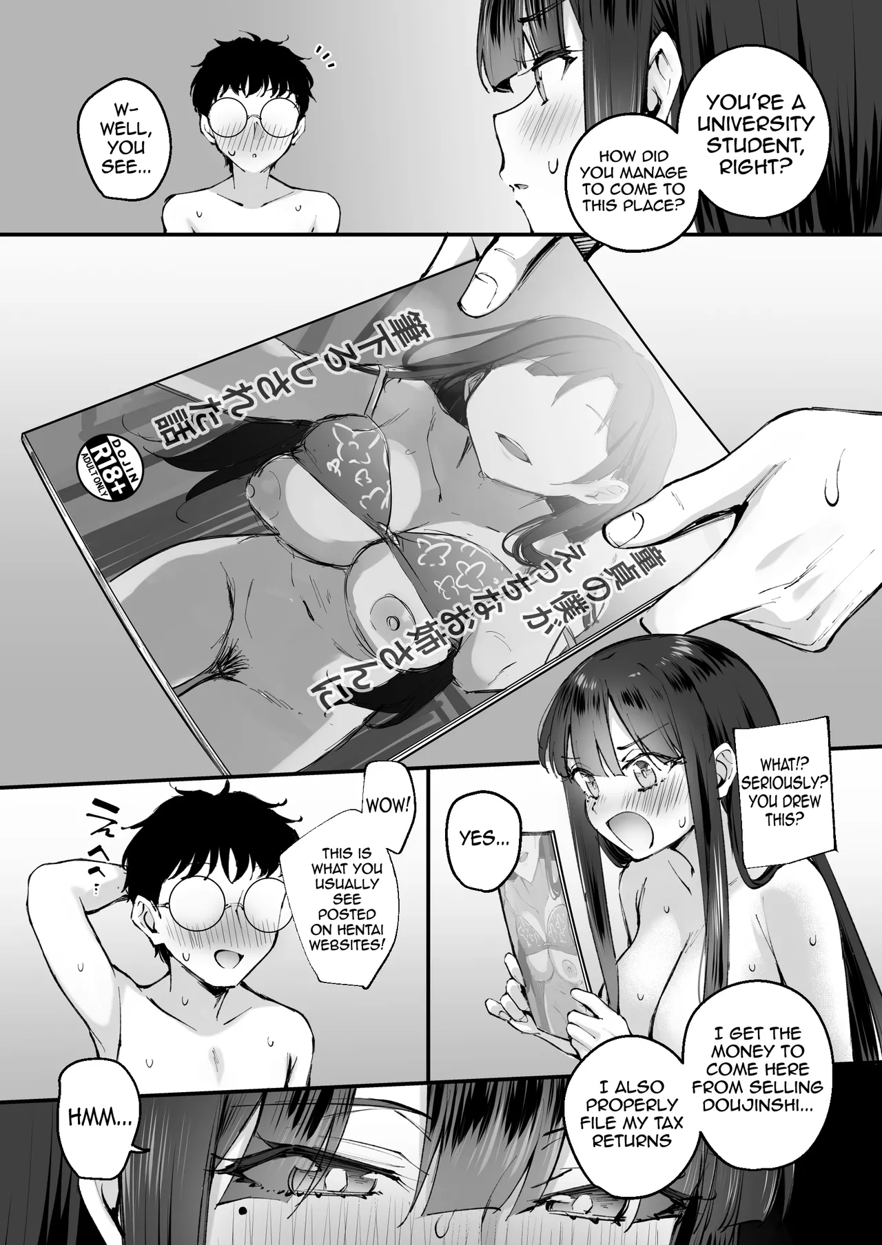 [Nakamachi Lab (Nakamachi Machi)] Do-S na Fuuzokujou ga Unmei no Dekachin to Meguriau Ohanashi | A story about a sadistic prostitute who meets her destined big dick [English] [meganekun_tl] 画像番号 18