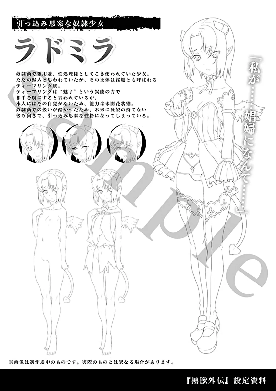 [Liquid] Kuroinu Premium Complete Box Tokuten Sasshi Kuroinu Dokuhon [Sample] Bildnummer 10