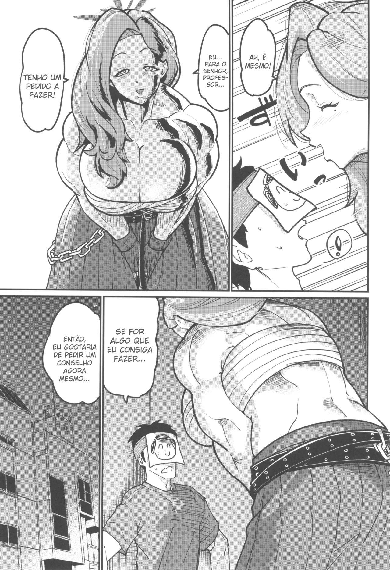 (C107) [Sora wa Chimidoro (Sorahati Midoro)] Akemi Encounter (Blue Archive) [Português] Bildnummer 5