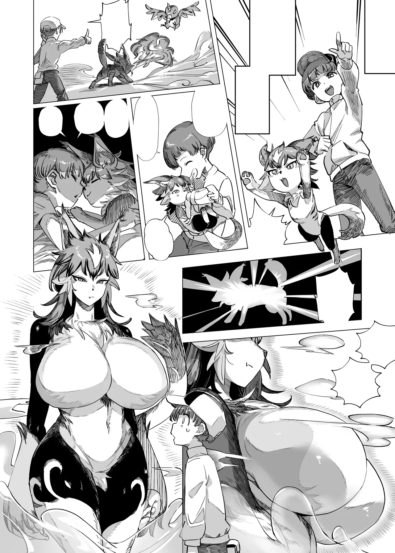 [Akabane Aomori] Batomon o Ecchi na Me de Miru Nante Trainer Shikkaku desu yo [Textless] imagen número 2