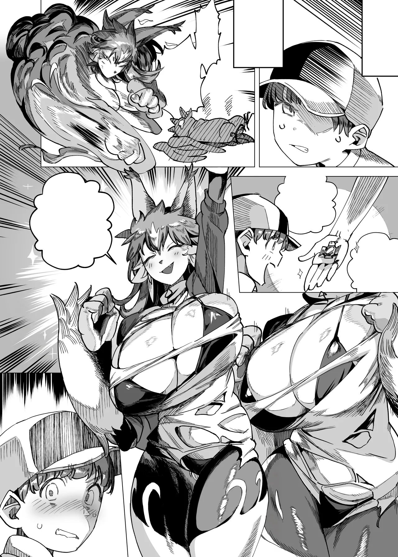 [Akabane Aomori] Batomon o Ecchi na Me de Miru Nante Trainer Shikkaku desu yo [Textless] imagen número 15