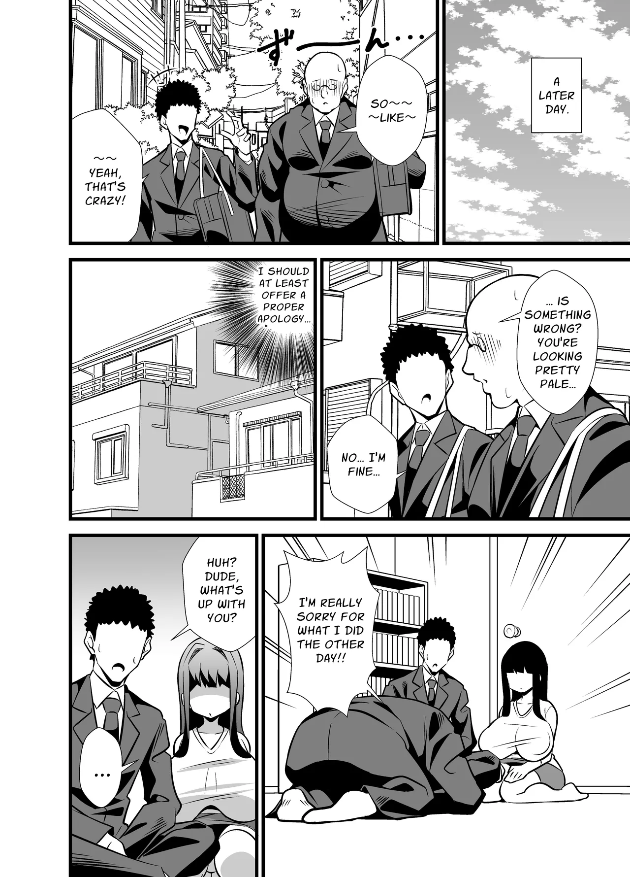 [Circle Tokomaya (Tokomaya Keita)] Musuko no Tomodachi ni Nani o Sarete mo Neta Furi o Yamenai Goumou Dougan Mama | Hairy Mother Pretends To Sleep While Her Son's Friends Toy With Her  [English] [Penguin Piper] [Digital] 33eme image