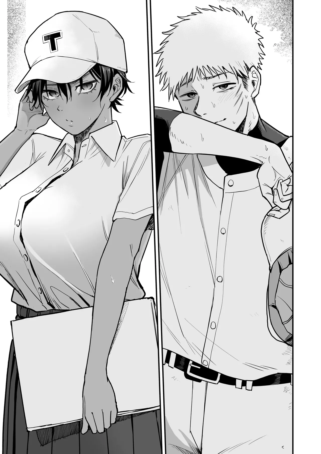 [Kitano Onsen] Kasshoku Buaisou Yakyuu-bu Manager no Yowami Nigitta [Korean] 54eme image