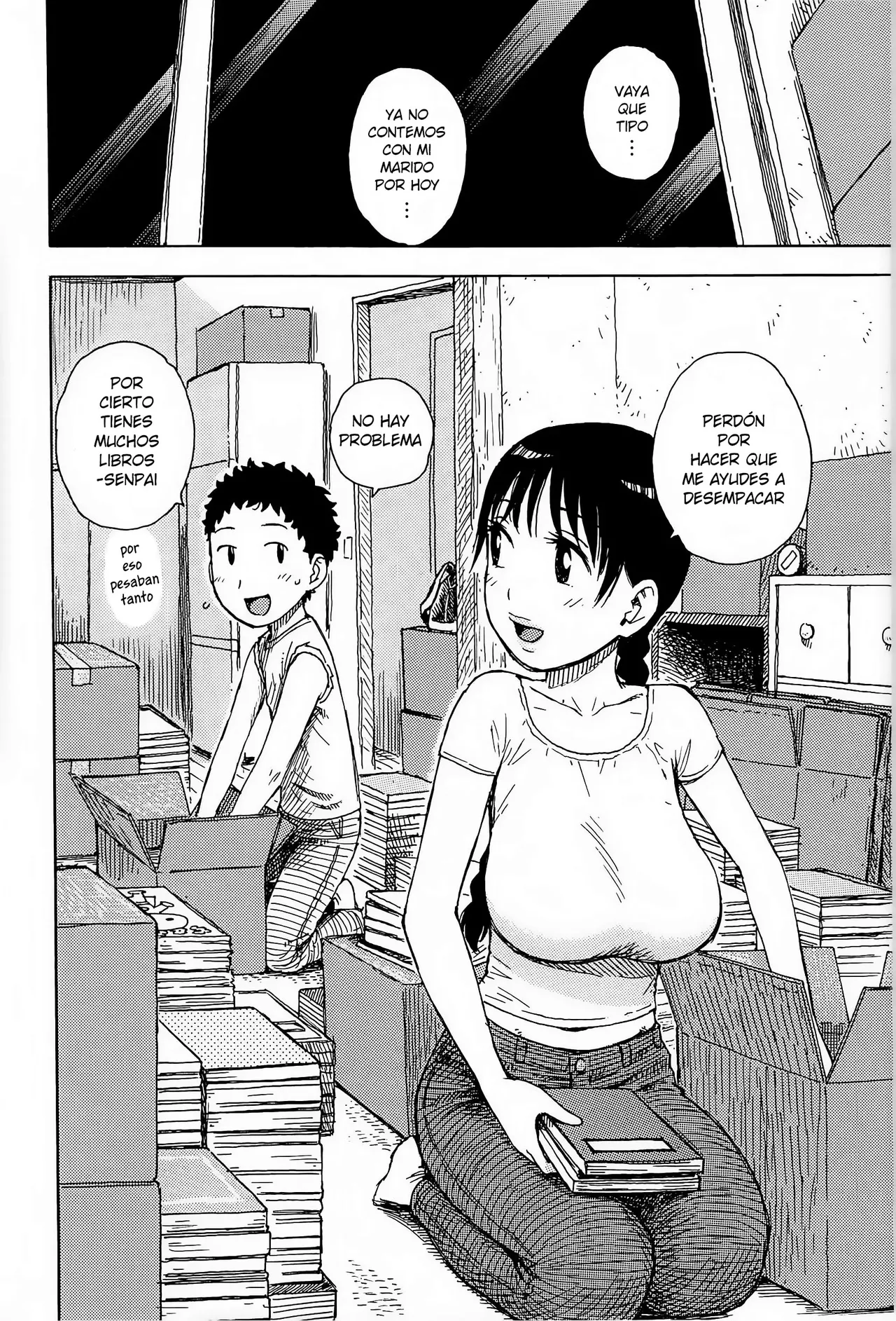 [Karma Tatsurou] Senpai ha Hitozuma | La Senpai se ha casado (In Mama)  [Spanish] [Harenchi no Fansub] 图片编号 4