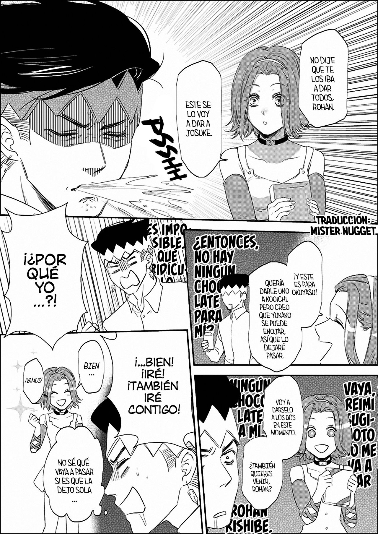 [Leisure*Cafe (Rin*)] Sweet Chocolate (Jojo's Bizarre Adventure) [Spanish] [Mister Nugget] [Decensored] image number 3
