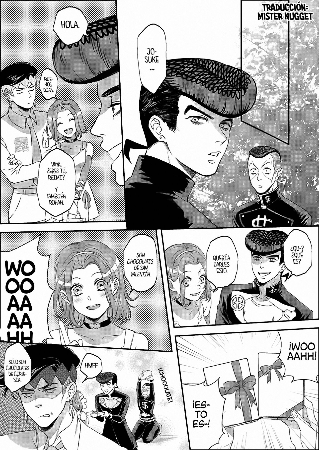 [Leisure*Cafe (Rin*)] Sweet Chocolate (Jojo's Bizarre Adventure) [Spanish] [Mister Nugget] [Decensored] image number 4