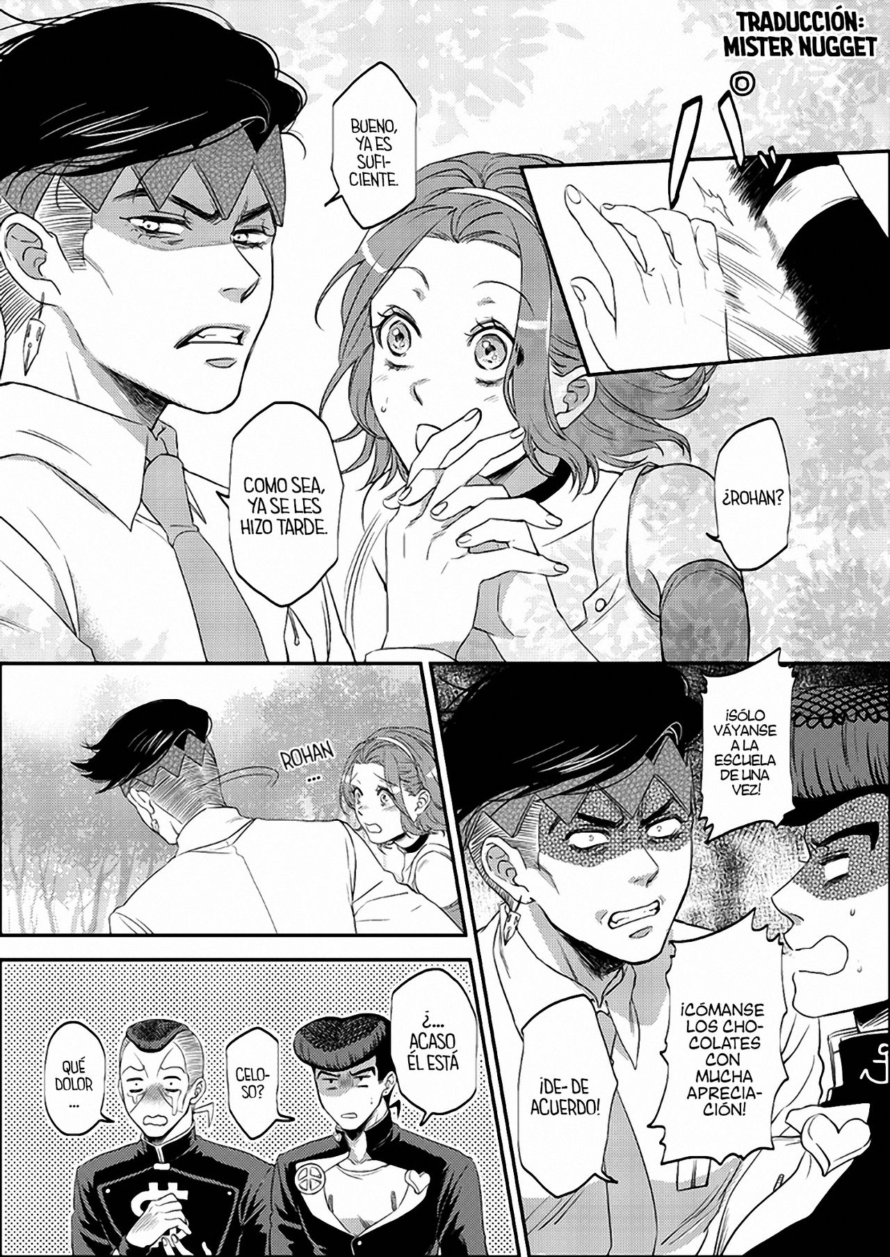 [Leisure*Cafe (Rin*)] Sweet Chocolate (Jojo's Bizarre Adventure) [Spanish] [Mister Nugget] [Decensored] image number 6