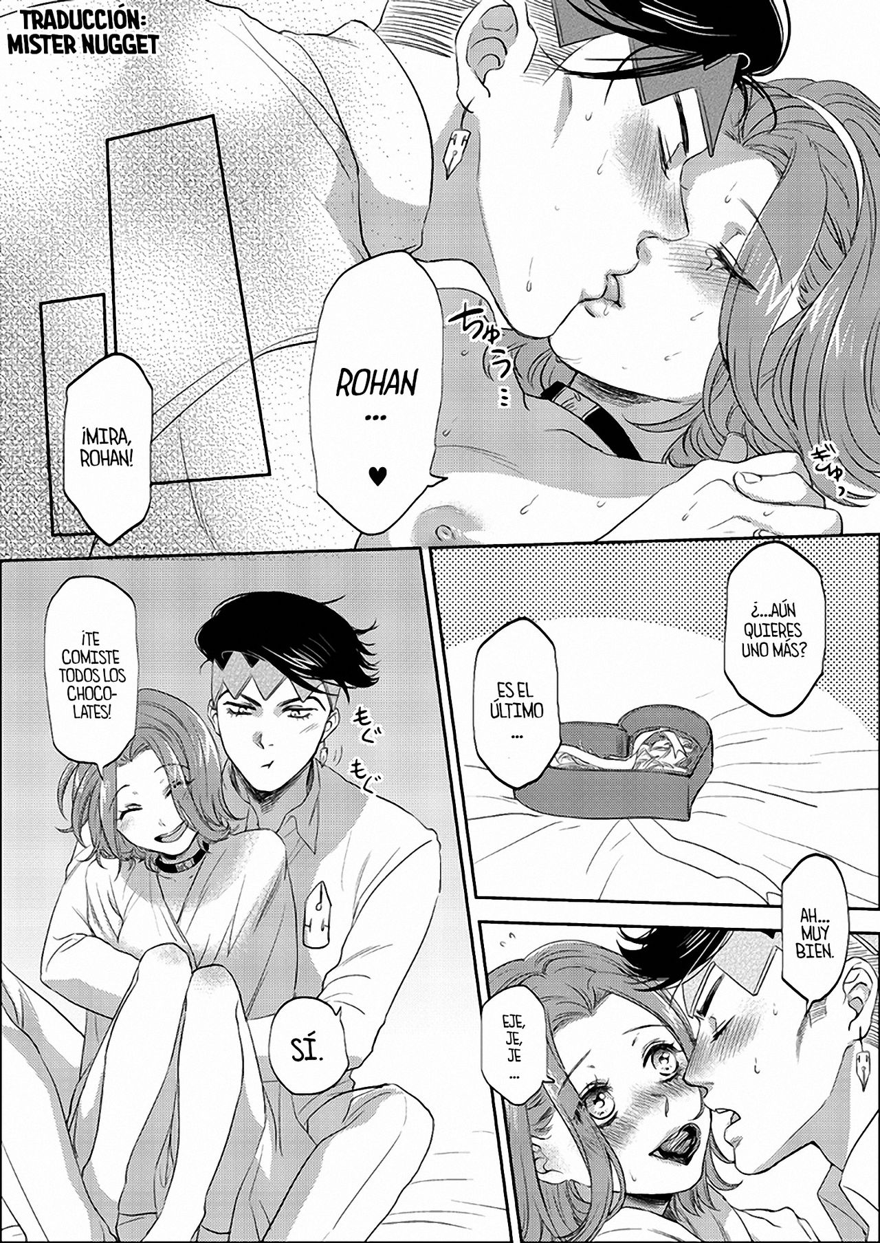 [Leisure*Cafe (Rin*)] Sweet Chocolate (Jojo's Bizarre Adventure) [Spanish] [Mister Nugget] [Decensored] image number 32