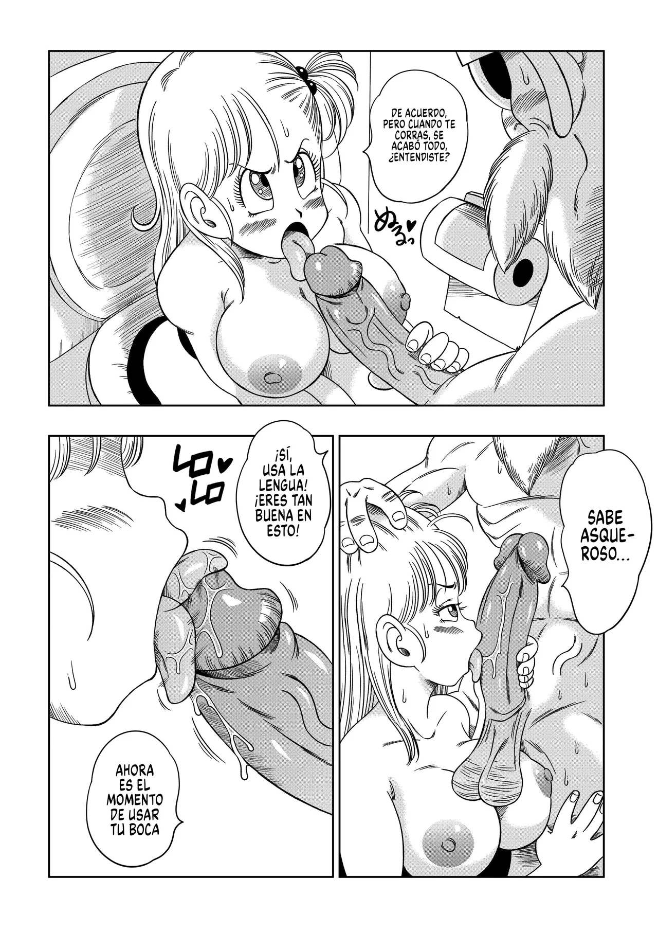 [Yamamoto] Kame Toilet｜Sexo en el Inodoro de Kame House (Dragon Ball) [Spanish] [Sin Censura] [Armagedón_Z] Bildnummer 15