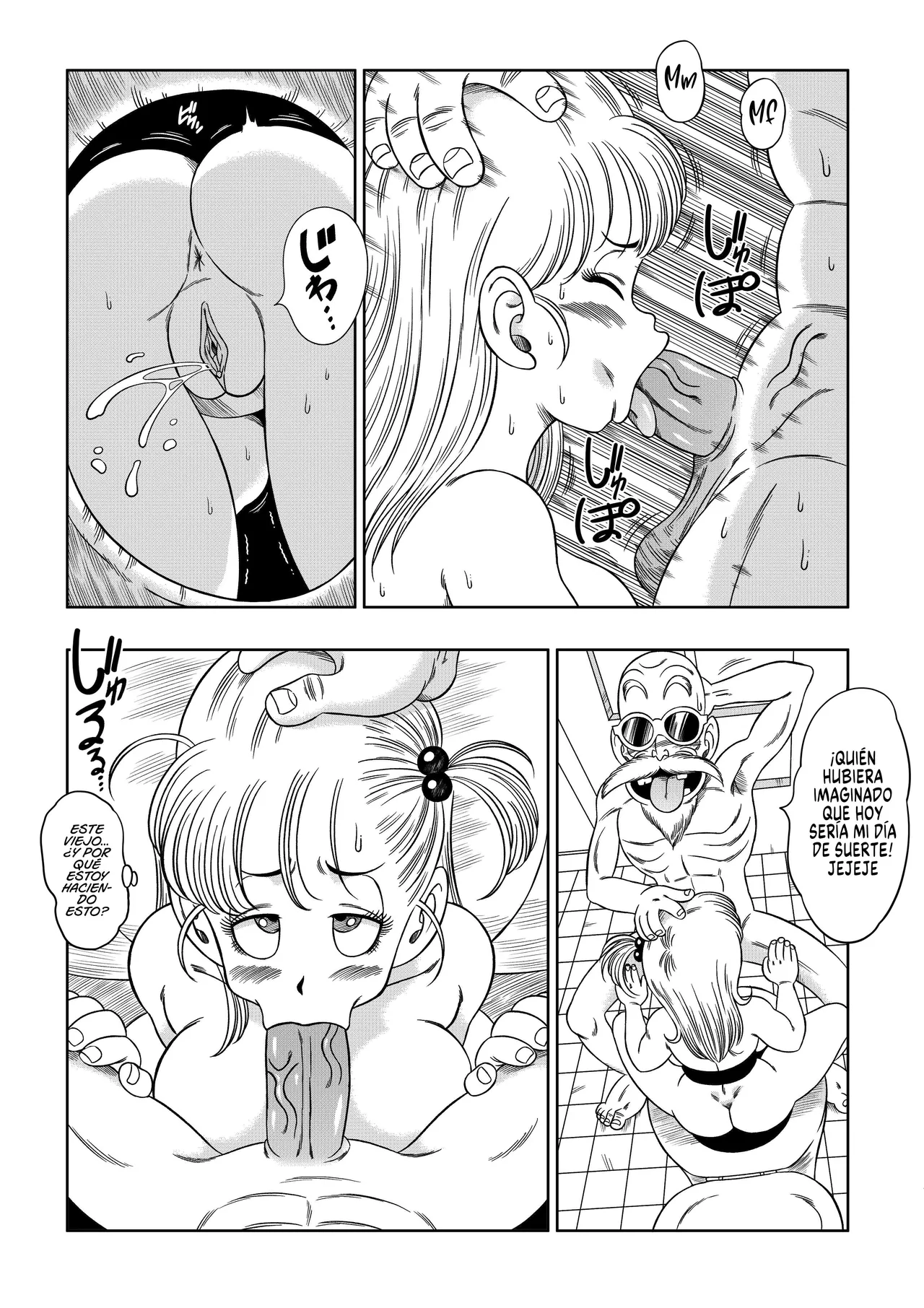 [Yamamoto] Kame Toilet｜Sexo en el Inodoro de Kame House (Dragon Ball) [Spanish] [Sin Censura] [Armagedón_Z] Bildnummer 16