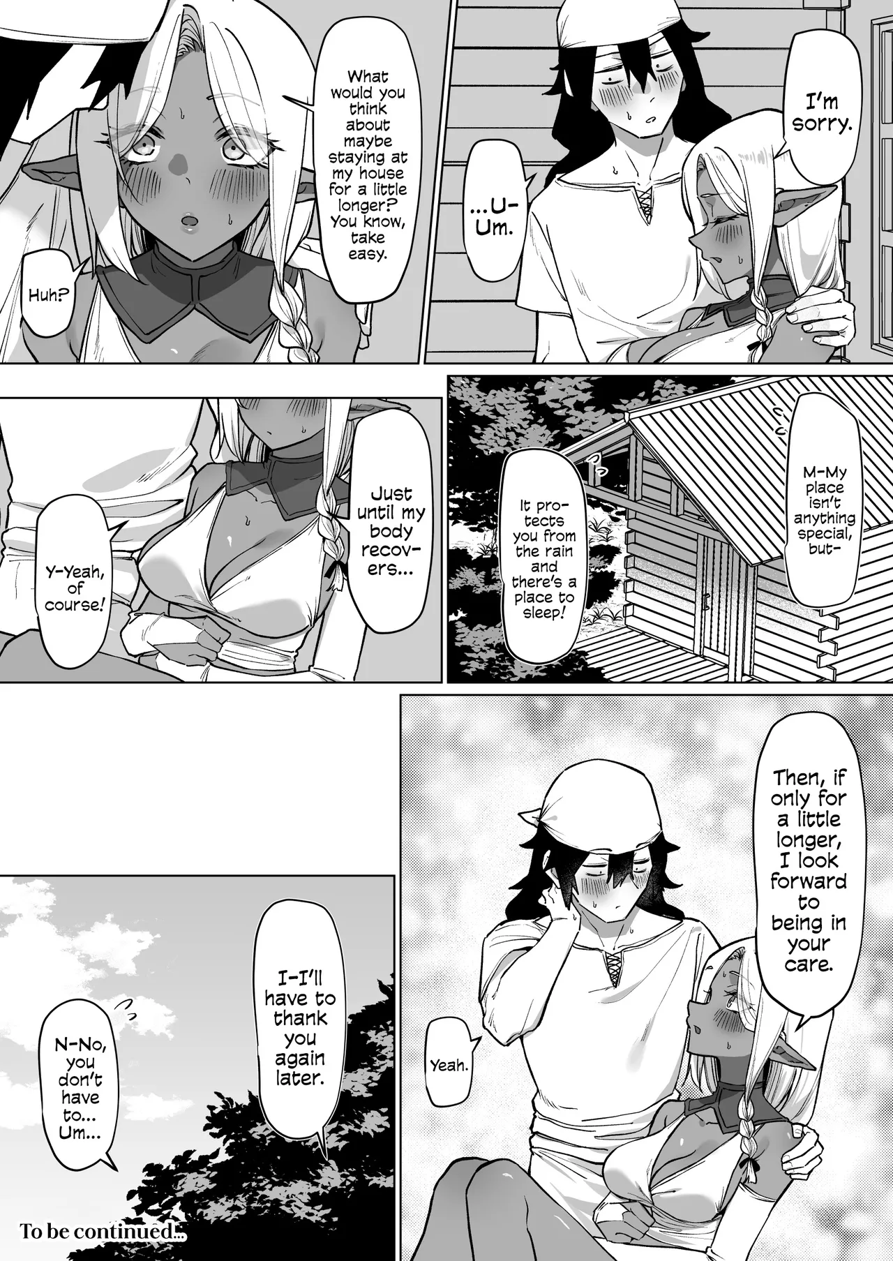 [MM] A Dark Elf Returned The Favour After I Saved Her | Kasshoku Elf o Tasuketara Ongaeshi Sareta Hanashi [English] [Cookie Cruncher] image number 22