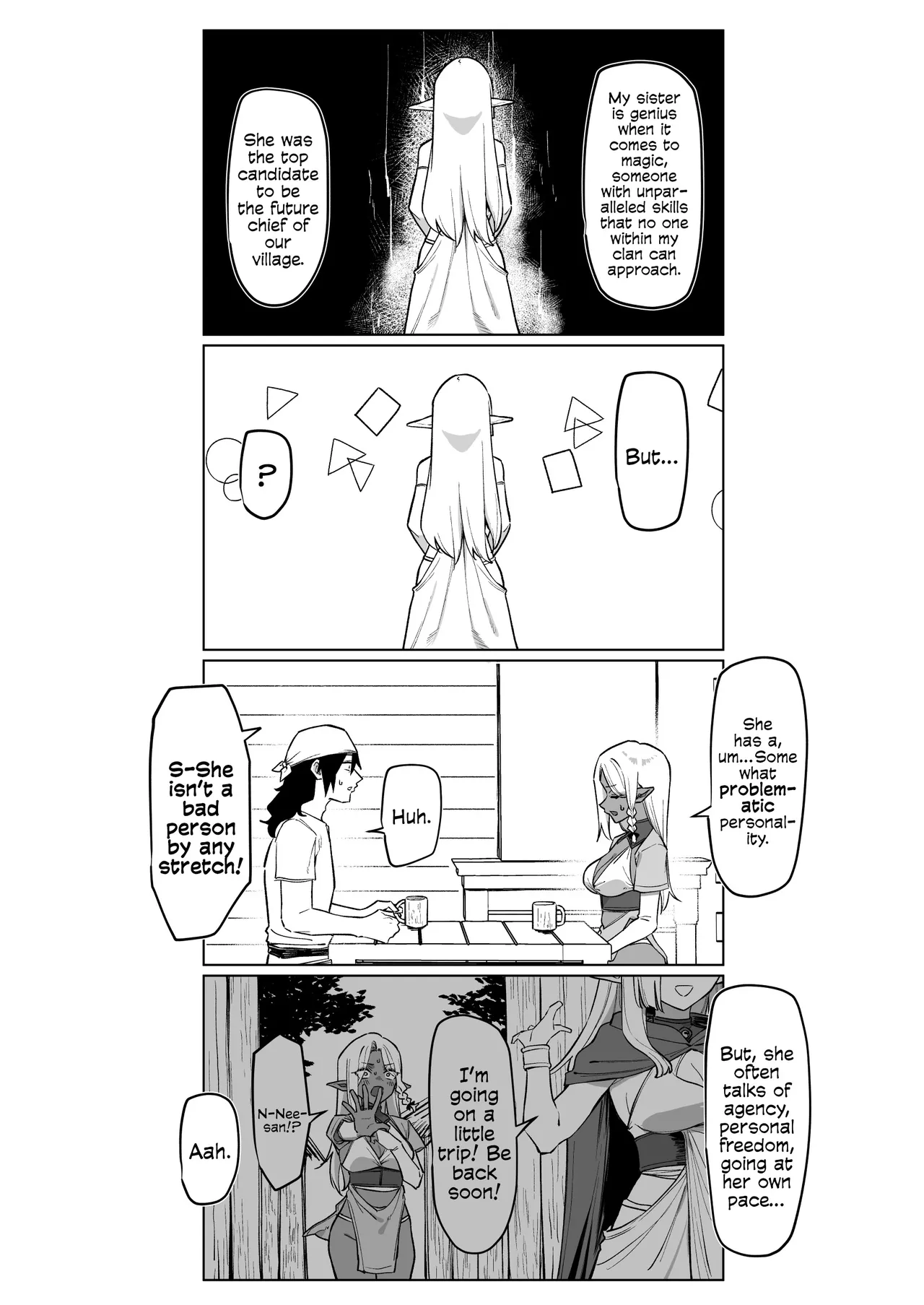 [MM] A Dark Elf Returned The Favour After I Saved Her | Kasshoku Elf o Tasuketara Ongaeshi Sareta Hanashi [English] [Cookie Cruncher] image number 26