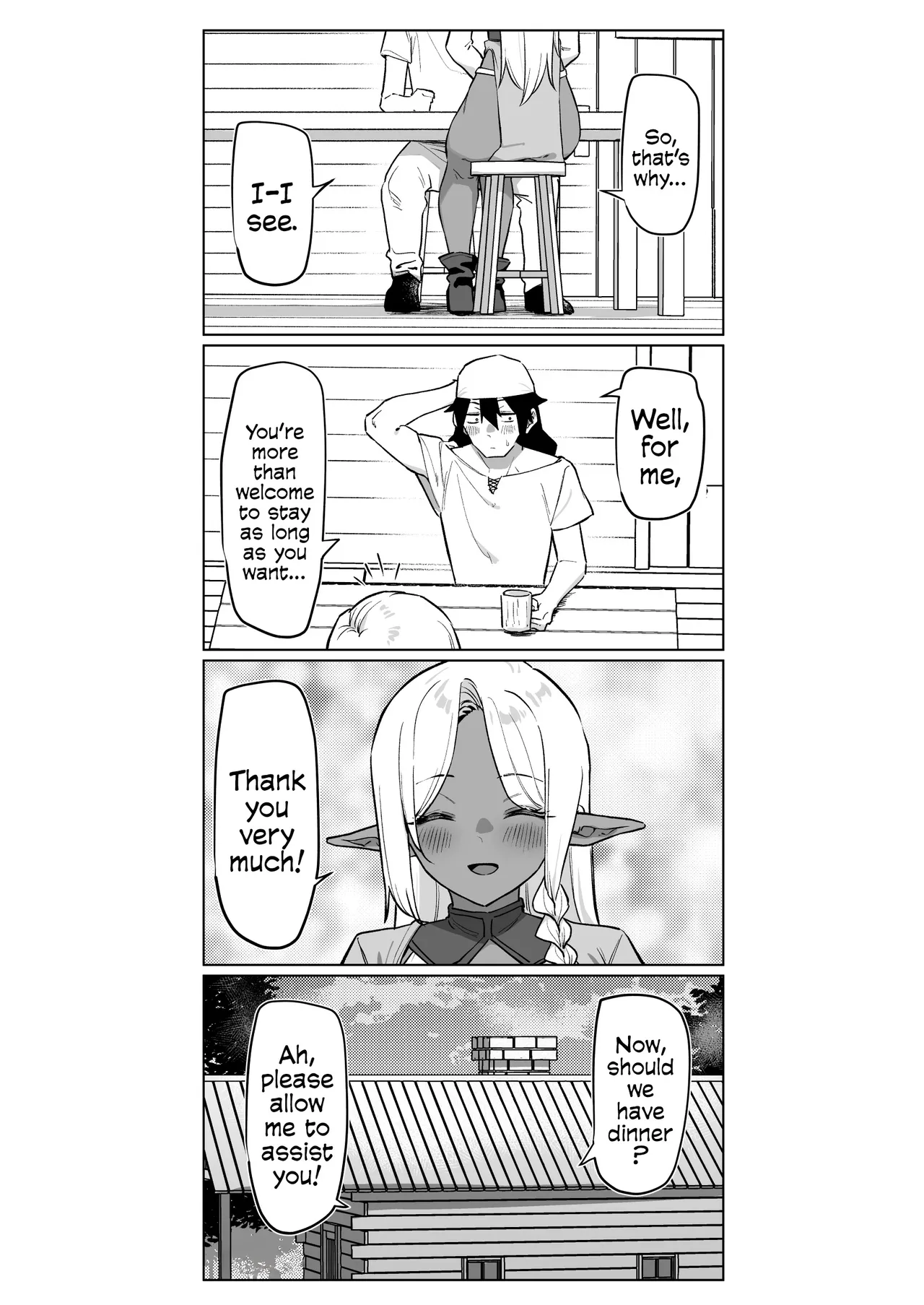 [MM] A Dark Elf Returned The Favour After I Saved Her | Kasshoku Elf o Tasuketara Ongaeshi Sareta Hanashi [English] [Cookie Cruncher] image number 29