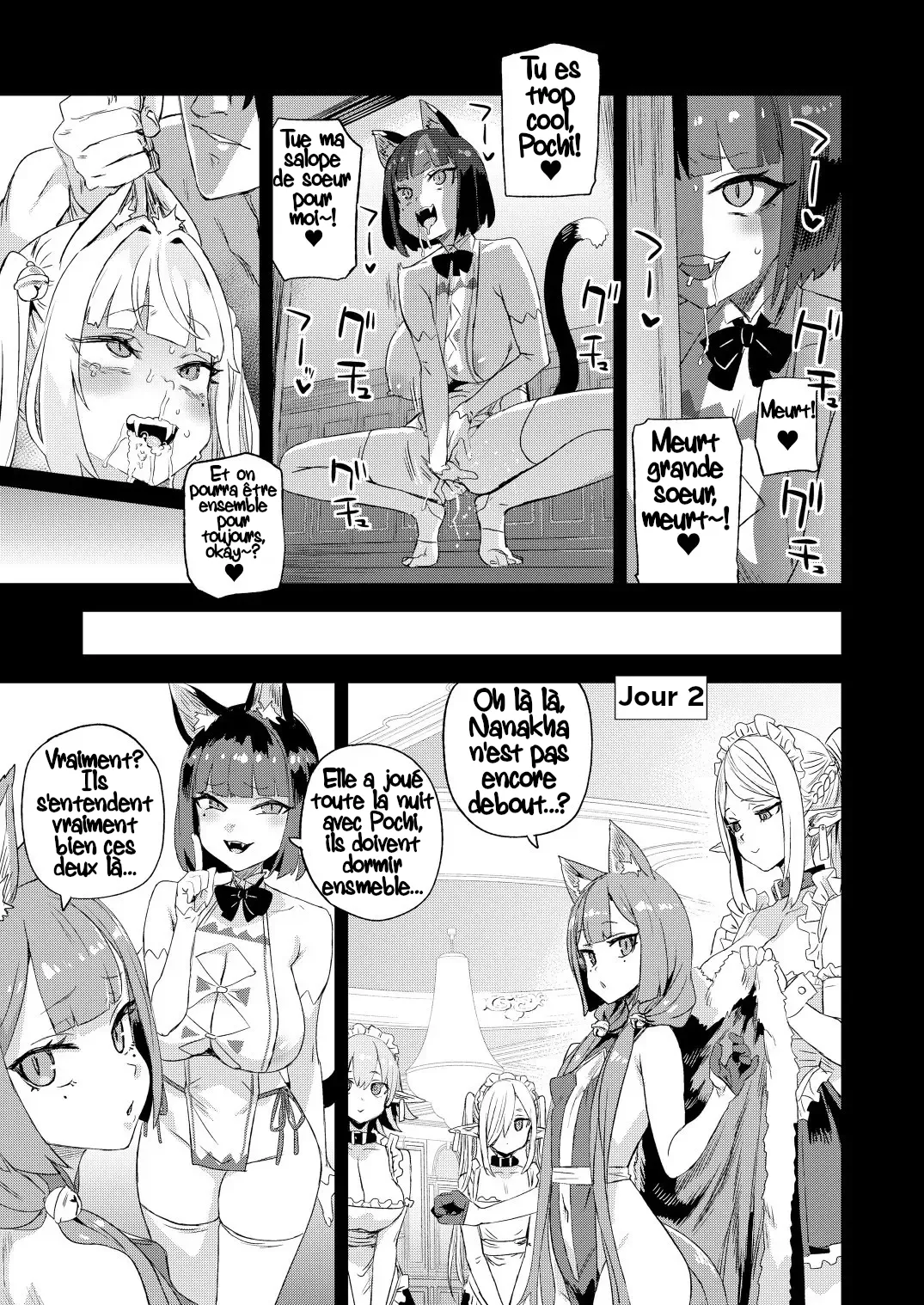 (ASANAGI) Nekozoku Musume wa Ningen o Kau. - CAT GIRLS KEEP A HUMAN [FRENCH] 图片编号 24