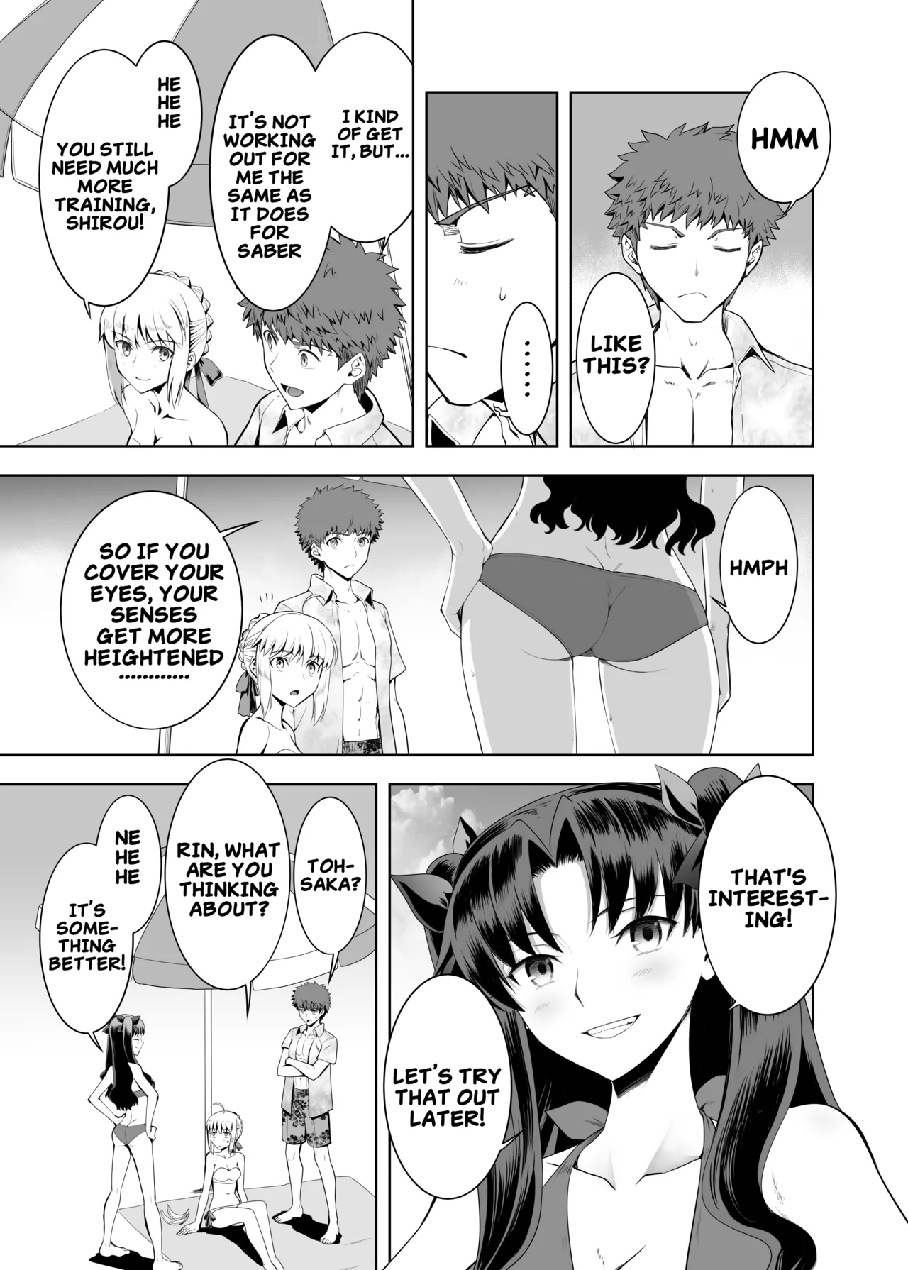 [CRAZY CLOVER CLUB (Kuroha Nue)] Saber Maniacs Since they say that blocking your vision sharpens your other senses, I had Saber try some blindfold play (Fate/stay night) [Digital] (English) image number 4