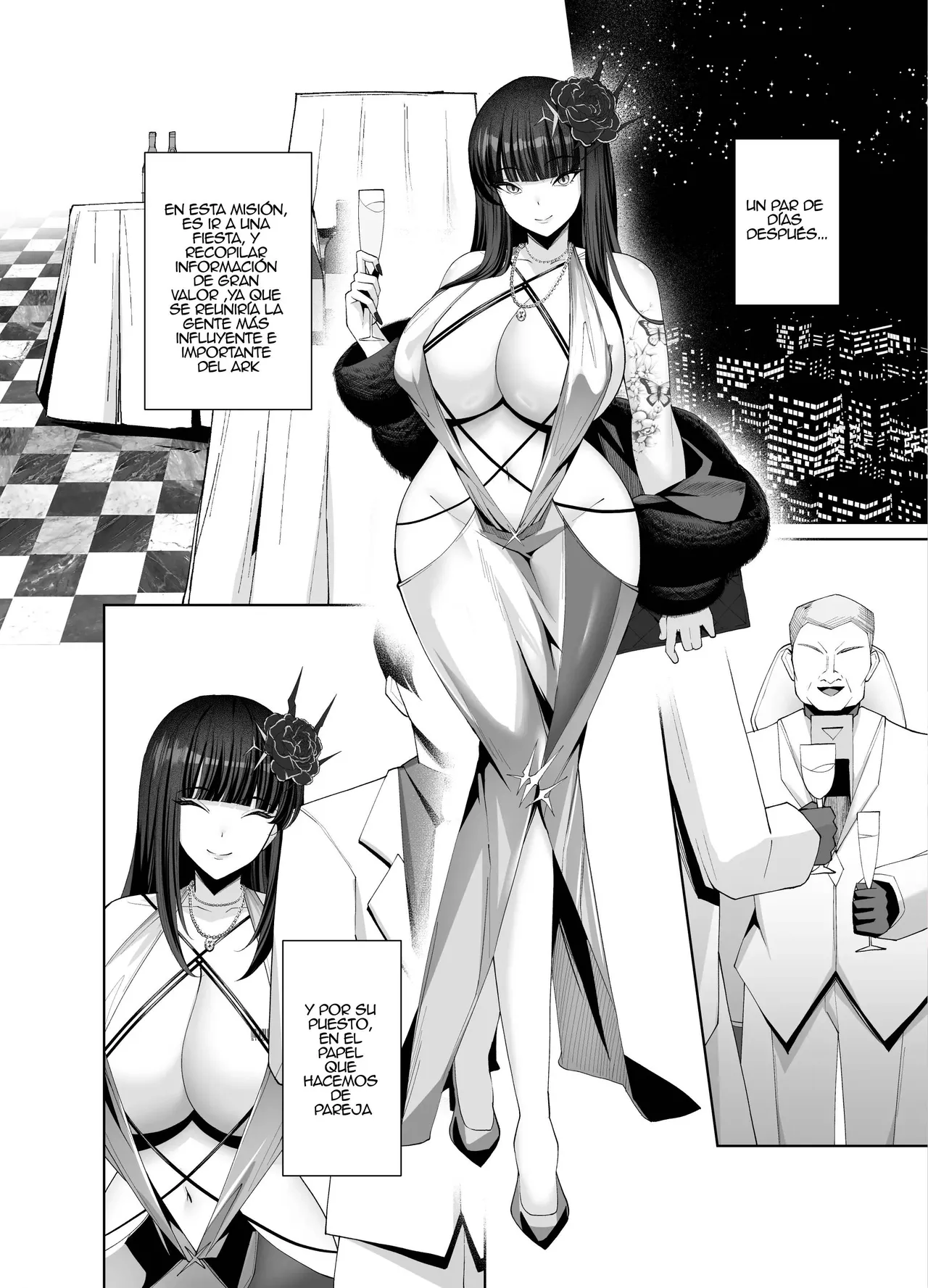 [Merenge Tenmondai (Kugurofu)] La D Significa Degeneración (Goddess of Victory: Nikke) [Spanish] [Alfredo Vega] Bildnummer 17