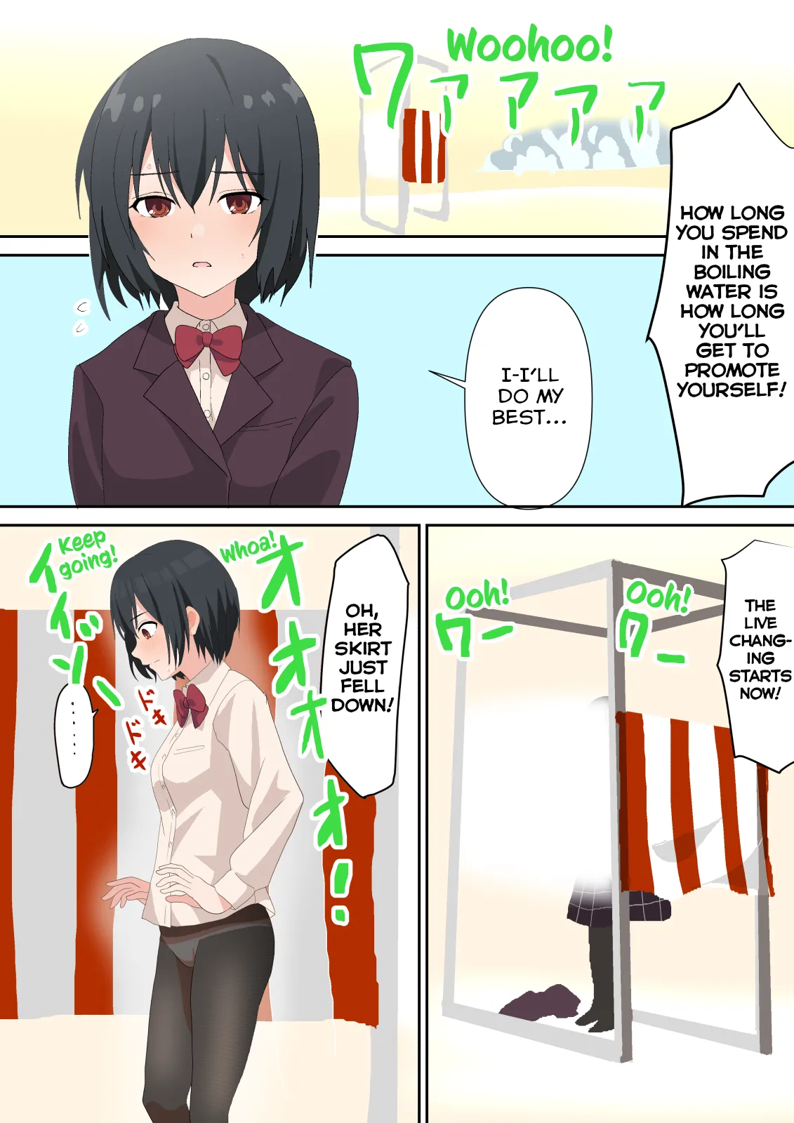 [Sarura] Uchiki Idol Nettou Commercial | Shy Idol Boiling Bath Challenge [English] [Cunny Garden] 图片编号 1