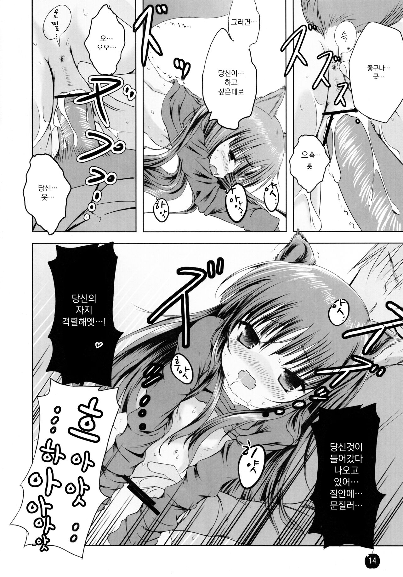 (SC38) [Dream Halls! (Minase Syu, Tsuzuri)] Amairo no Kimi o Aisu | 갈색머리 너를 사랑해 (Spice and Wolf) [Korean] numero di immagine  13