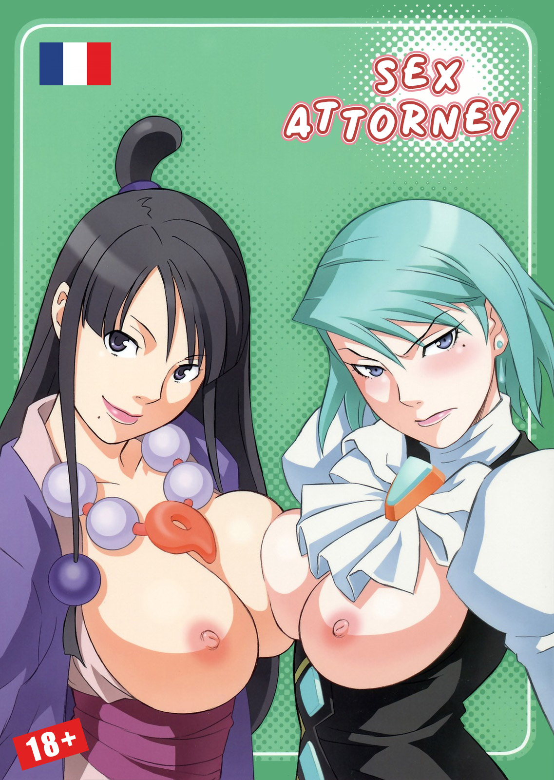 (SC32) [Wagamama Dou (Syowmaru, NIO)] Gyakuten Shaiban | SEX ATTORNEY (Ace Attorney) [French] [Decensored] 이미지 번호 1