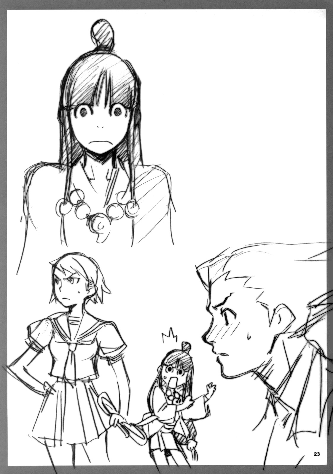 (SC32) [Wagamama Dou (Syowmaru, NIO)] Gyakuten Shaiban | SEX ATTORNEY (Ace Attorney) [French] [Decensored] 이미지 번호 23