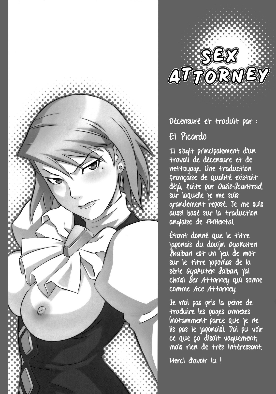 (SC32) [Wagamama Dou (Syowmaru, NIO)] Gyakuten Shaiban | SEX ATTORNEY (Ace Attorney) [French] [Decensored] 이미지 번호 25