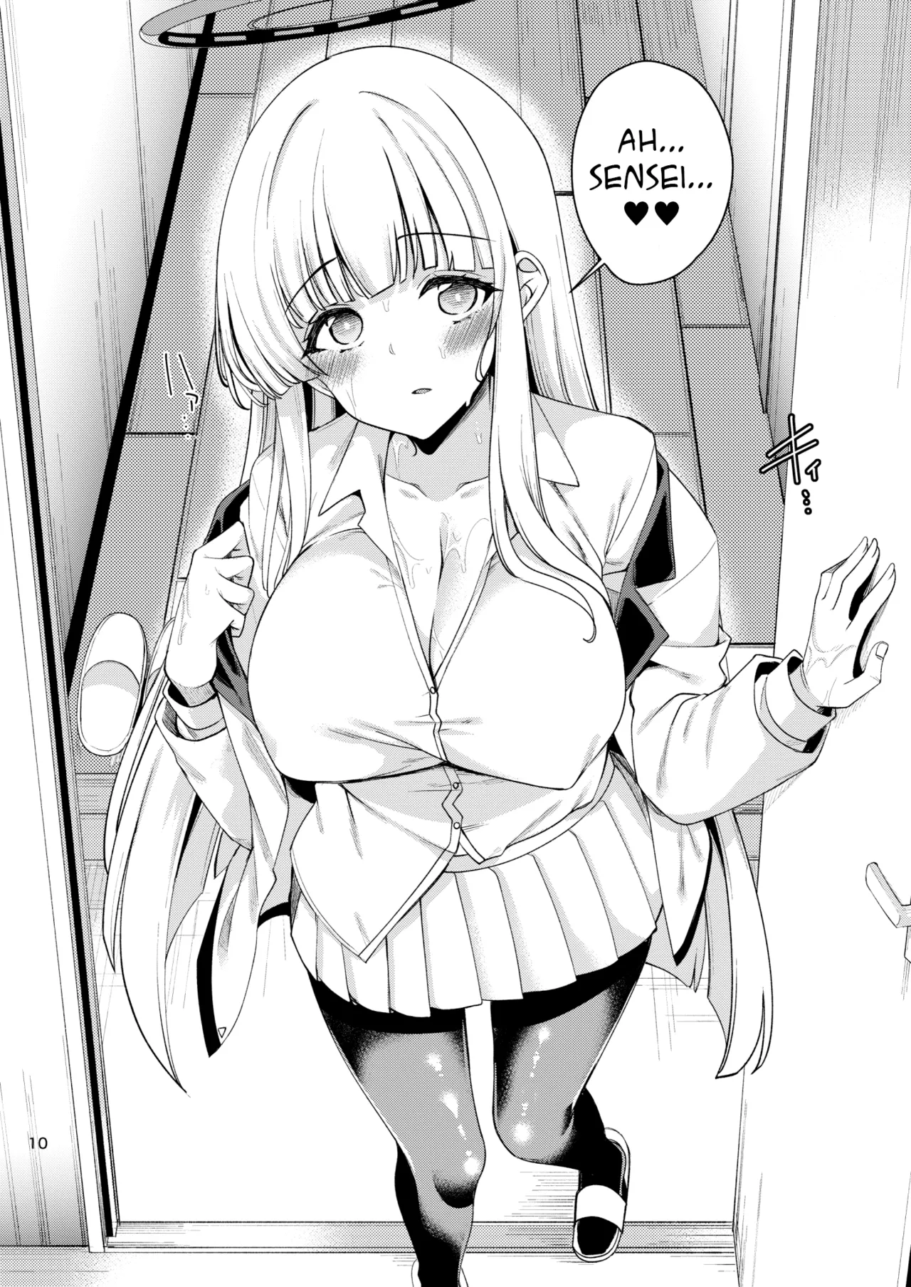 [Ryuukakusan Nodoame (Gokubuto Mayuge)] Sensei, Ippai Kiroku shite Kudasai ne | Sensei, Let's make a lot of records, okay? (Blue Archive) [Digital] [English] [DeppoTL] 图片编号 9